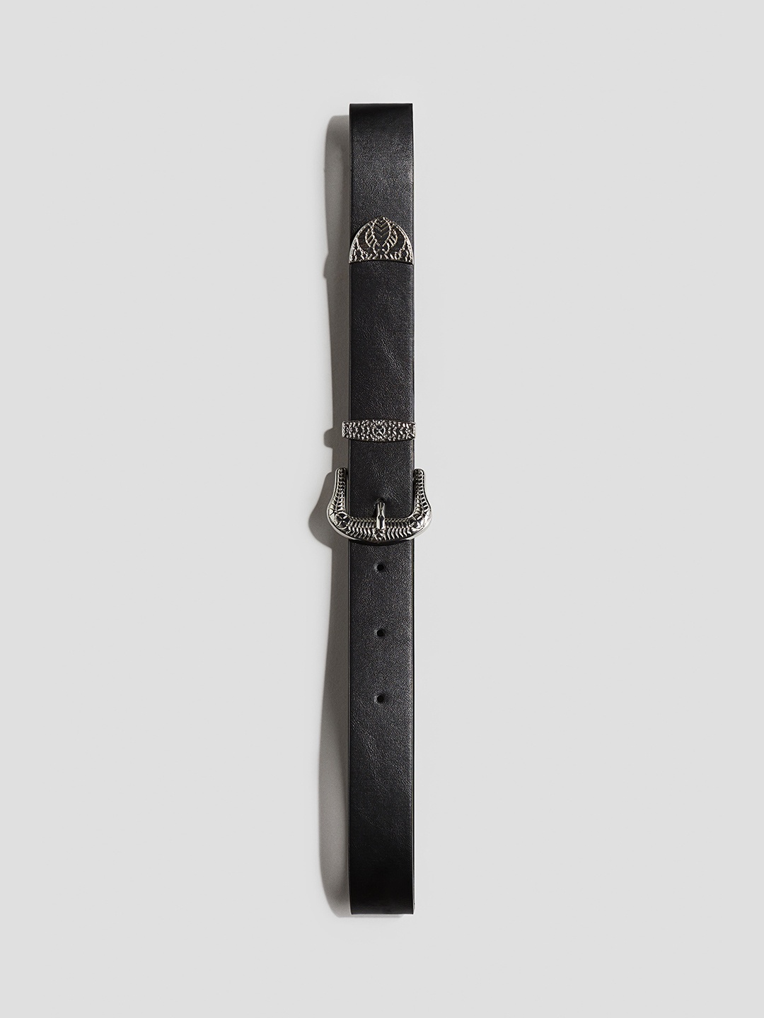 

H&M Girls Metal Buckle Belts, Black
