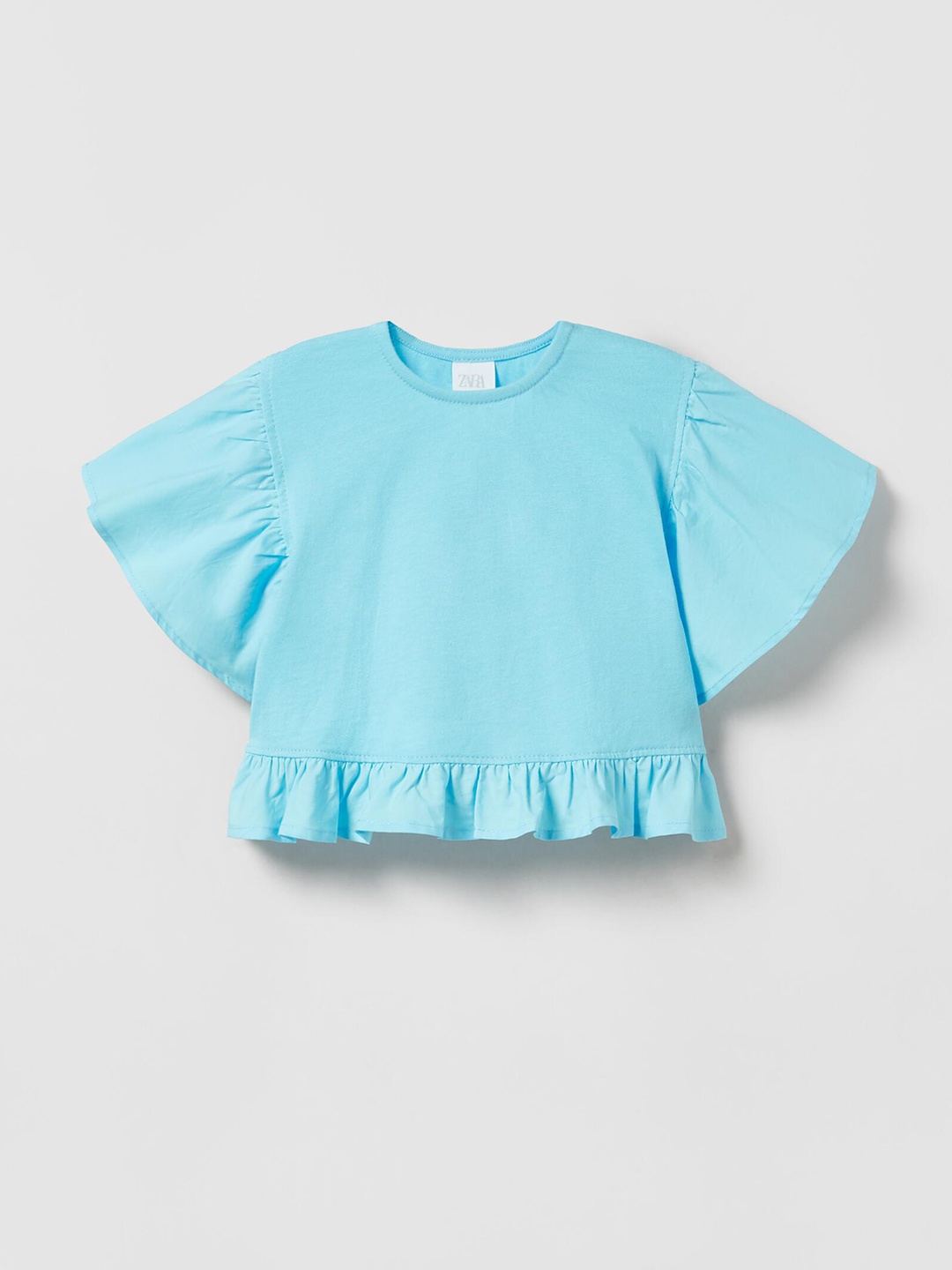 

ZARA Kids-Girls Turquoise Blue Tshirts