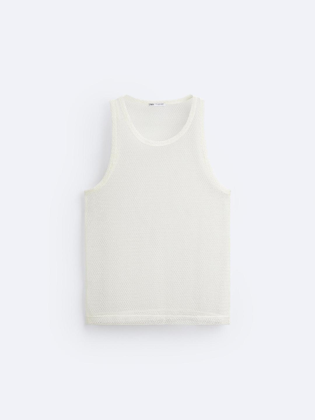 

ZARA Men White Tshirts