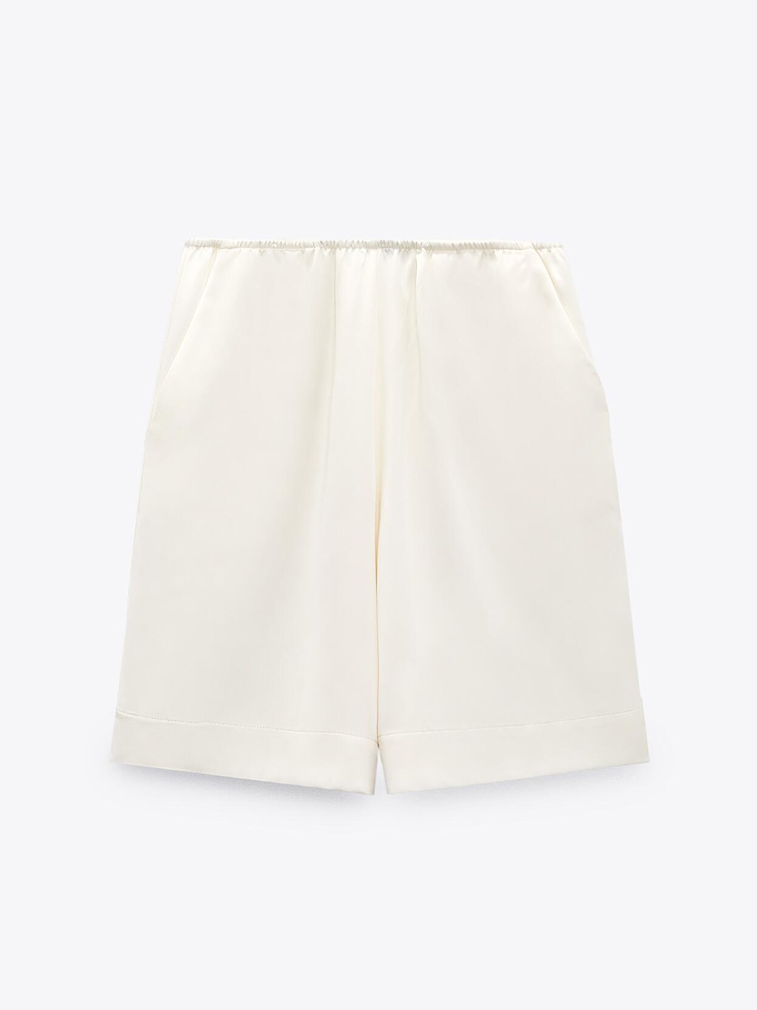 

ZARA Adults-Women White Shorts