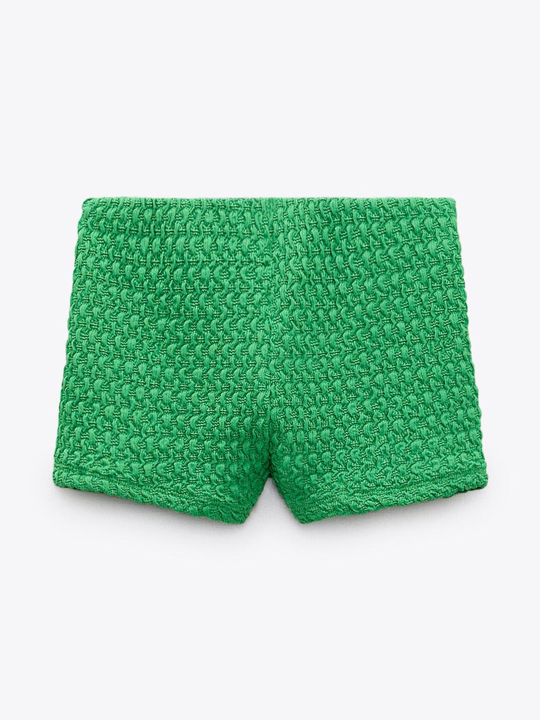 

ZARA Adults-Women Green Shorts