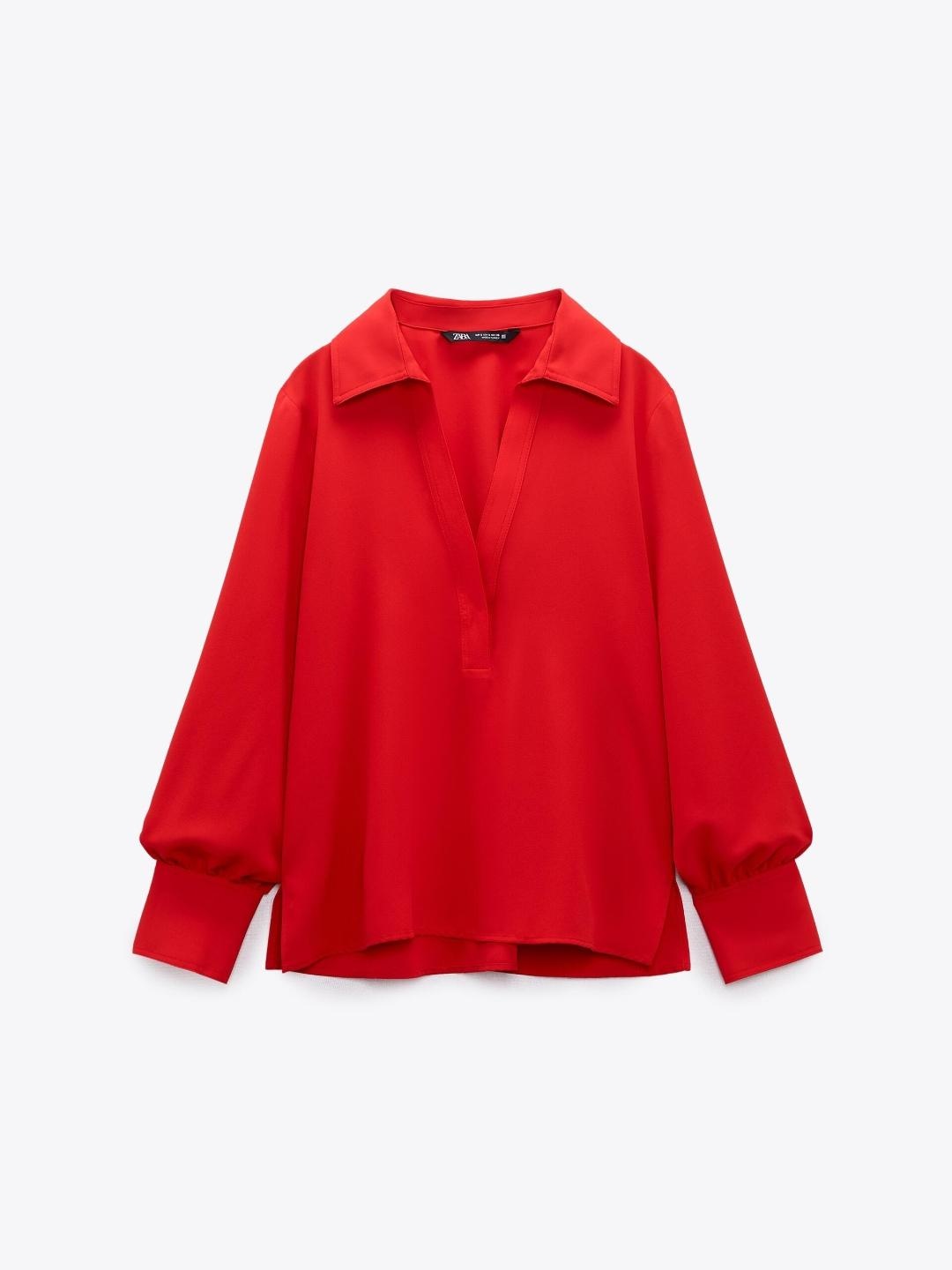 

ZARA Women Red Tops