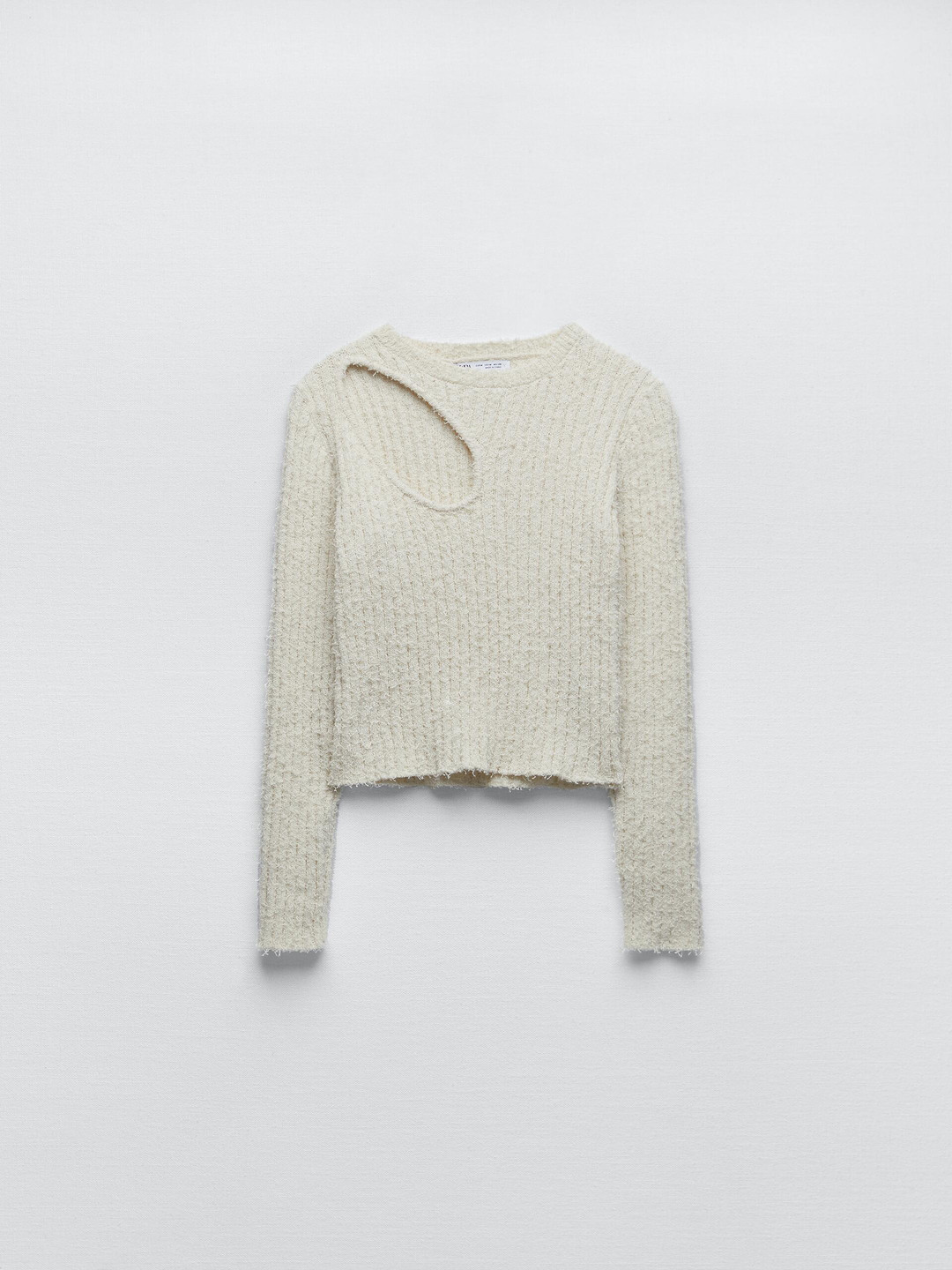 

ZARA Adults-Women Beige Sweatshirts