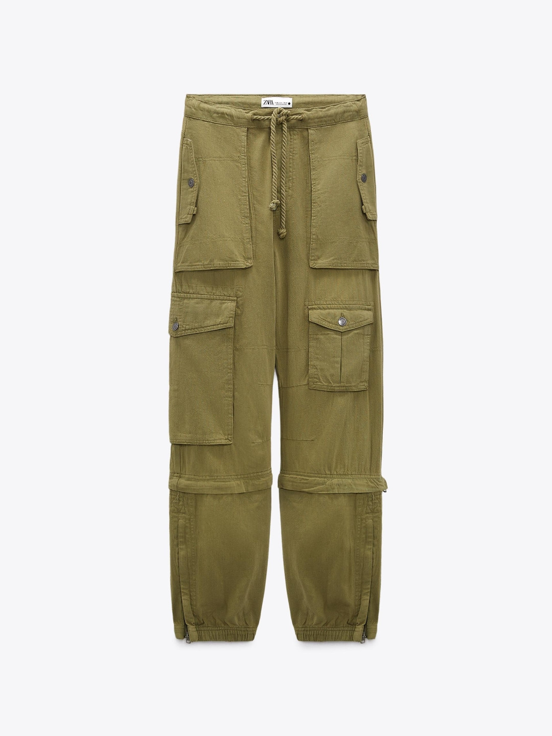 

ZARA Women Khaki Trousers