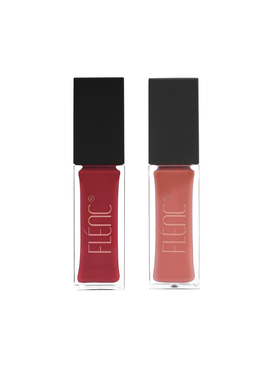 

FLENC Set Of 2 Ritzy Smudge-Proof Glossy Liquid Lipstick- 10ml Each -Rome - Helsinki, Multi