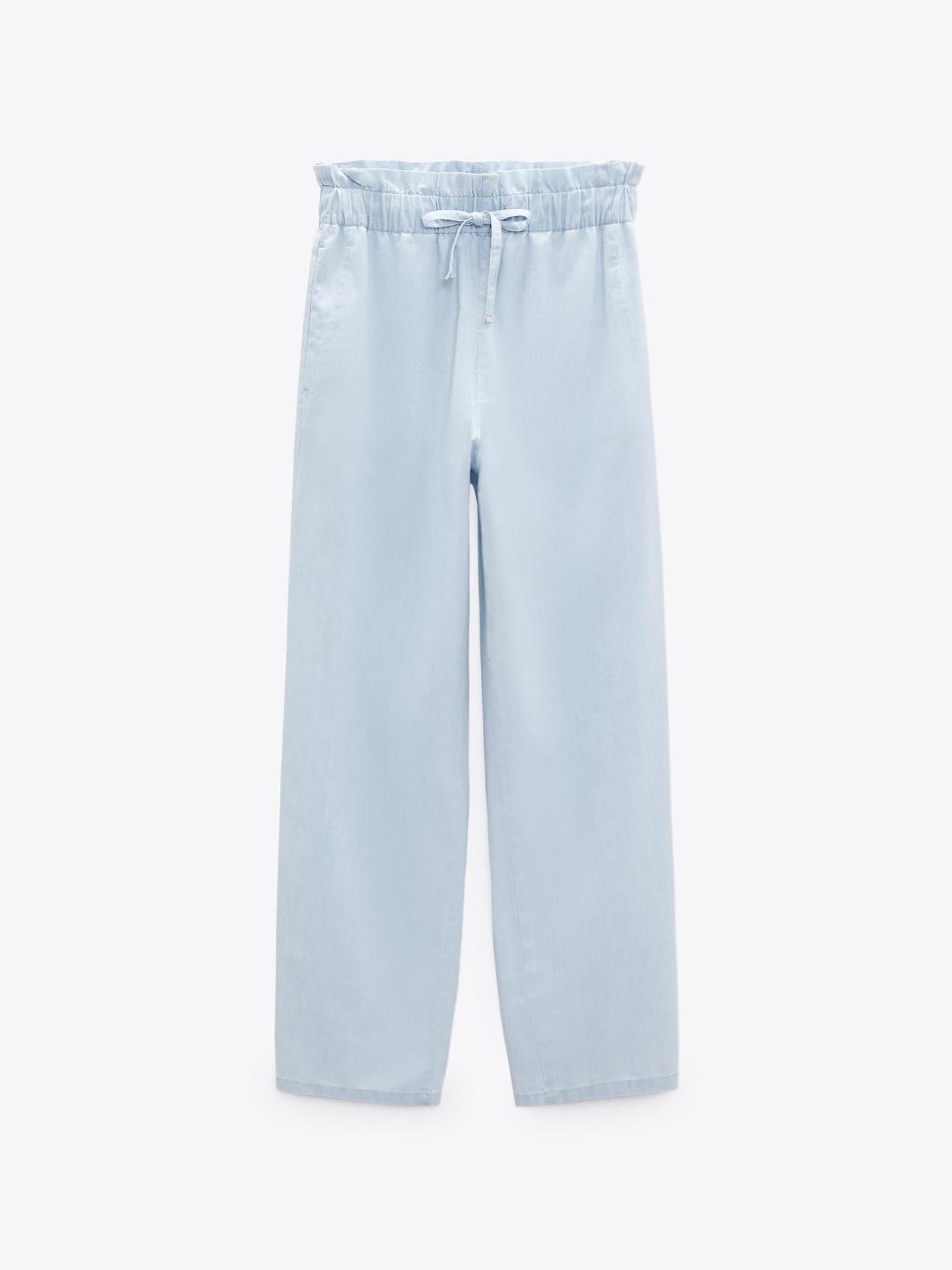 

ZARA Women Blue Trousers
