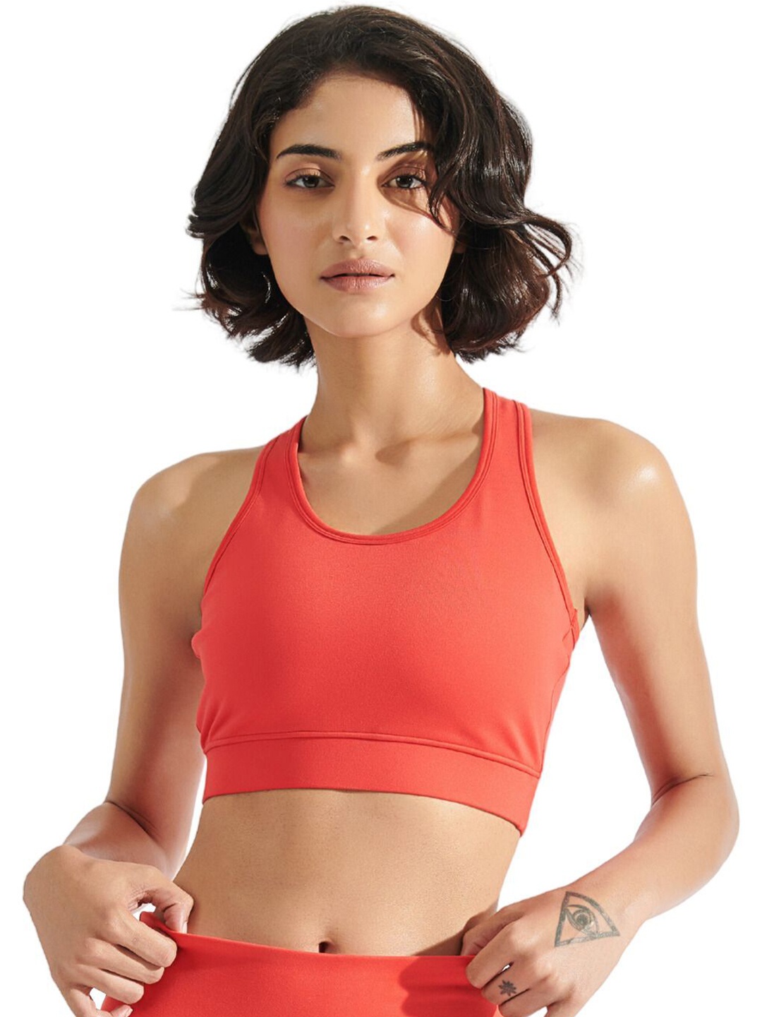 

YAMAYOGA Bra Full Coverage, Coral