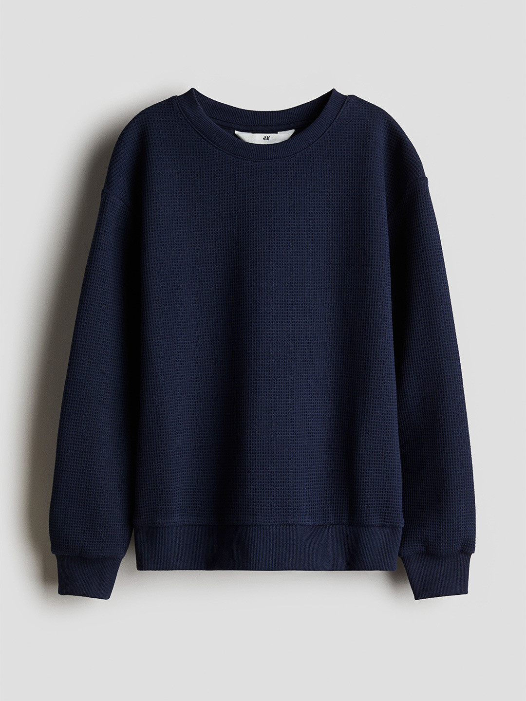 

H&M Boys Pure Cotton Sweatshirt, Navy blue