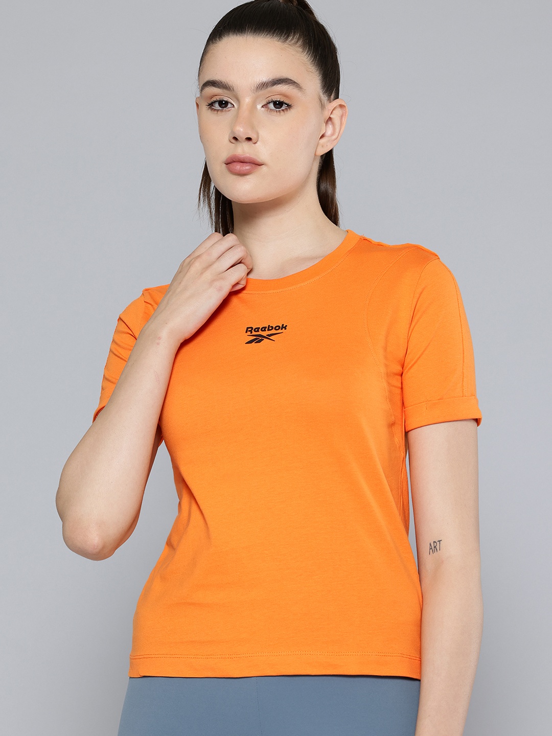 

Reebok Skate INC Round Neck T-shirt, Orange