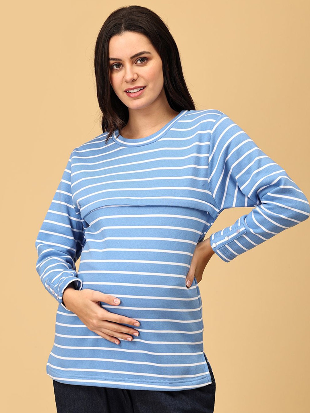 

The Mom Store Women Sweatshirt, Blue