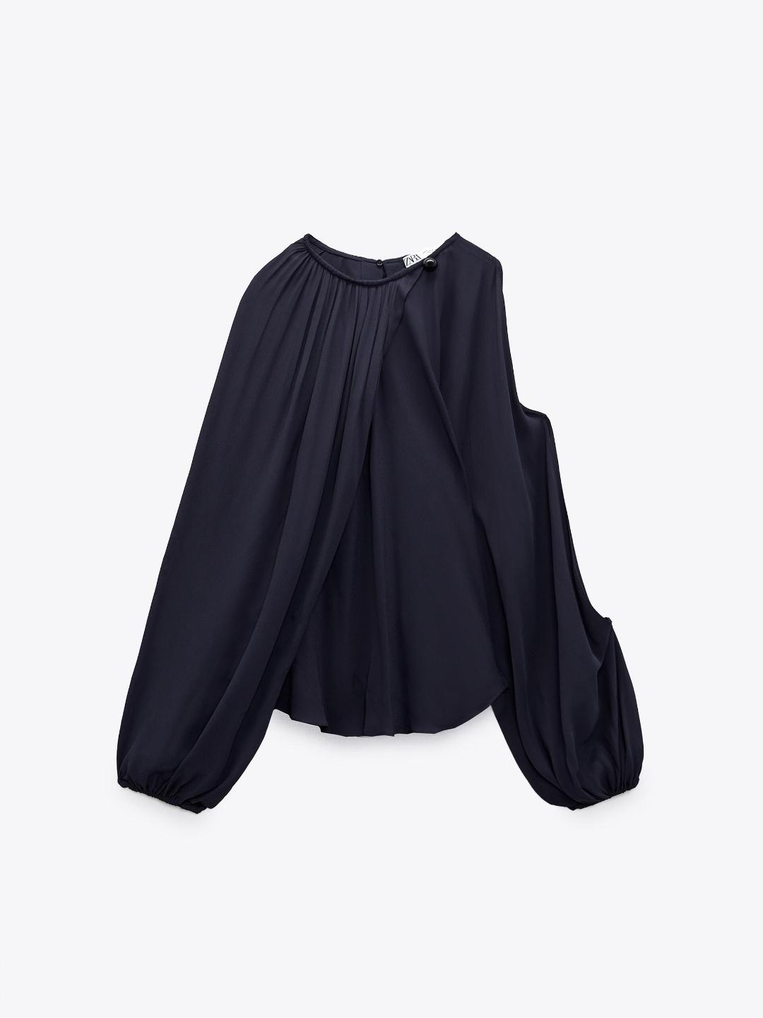 

ZARA Women Navy Blue Tops