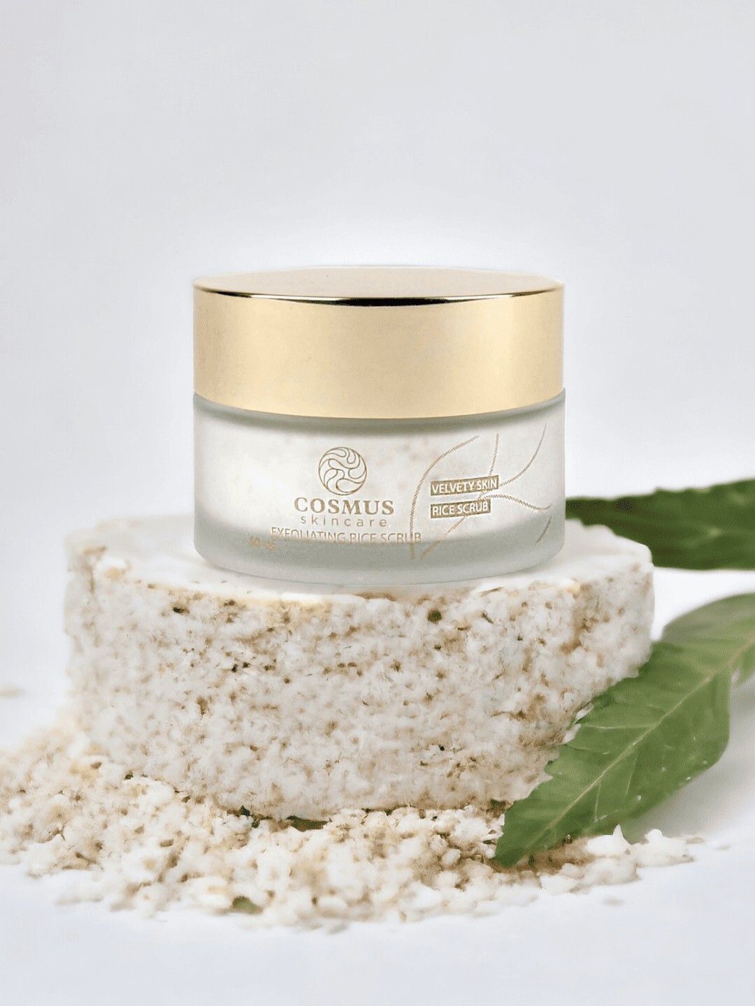 

Cosmus Skincare Exfoliating & Brightening Rice Face Scrub - 50g, Gold