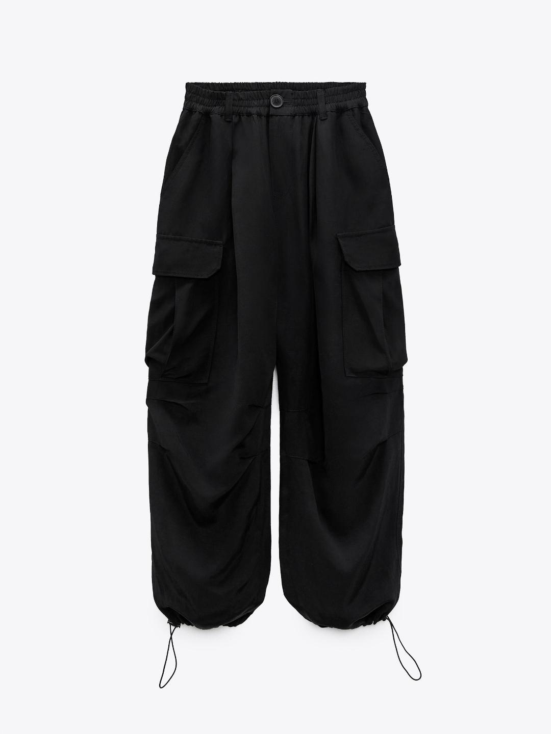 

ZARA Women Black Trousers