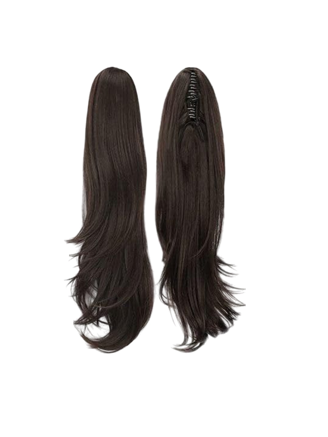 

D-Divine Clip In Straight Ponytail Hair Extension - Brown - 27 Inch