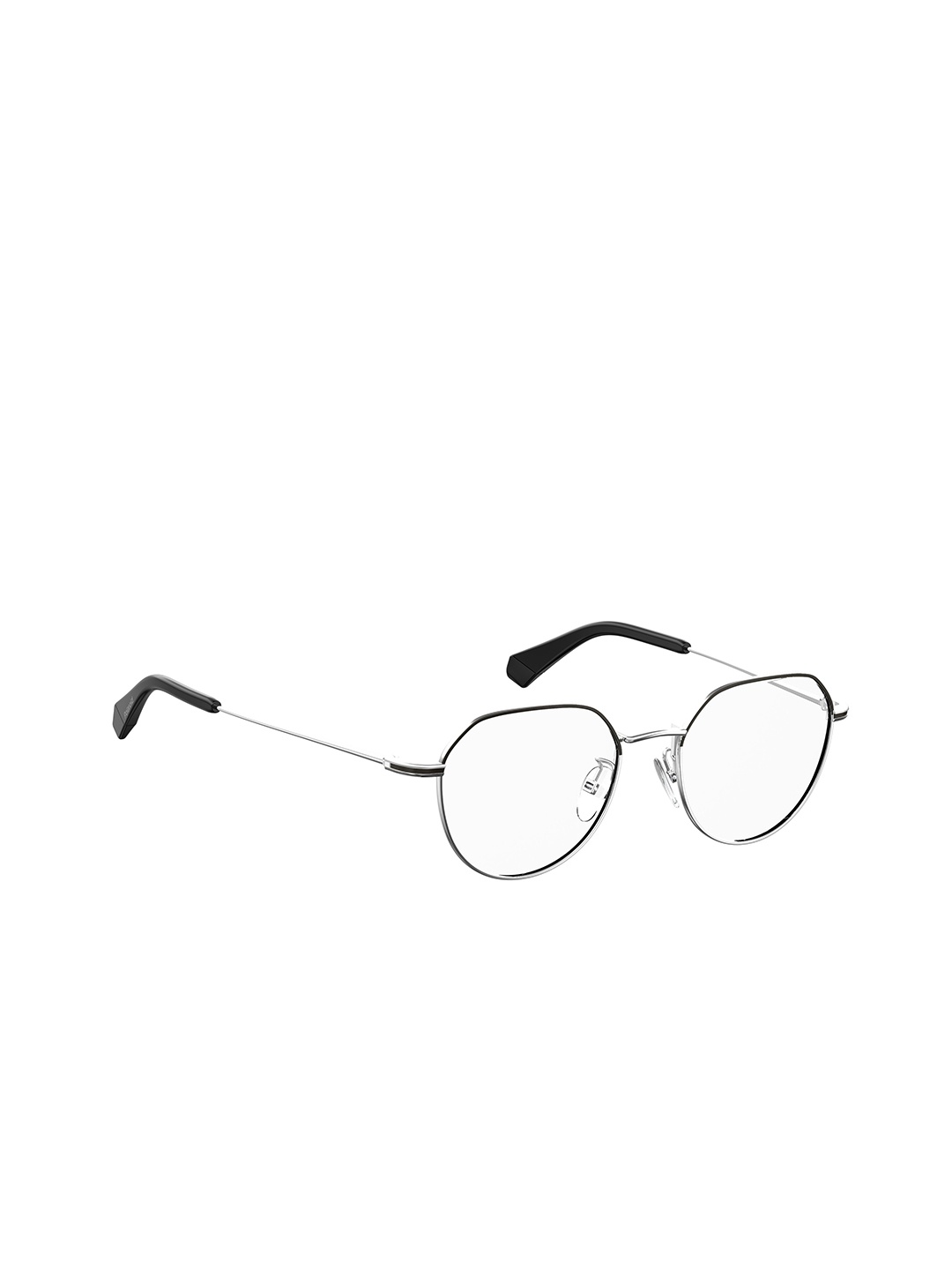 

Polaroid Unisex Silver-Toned Rimless Round Frames