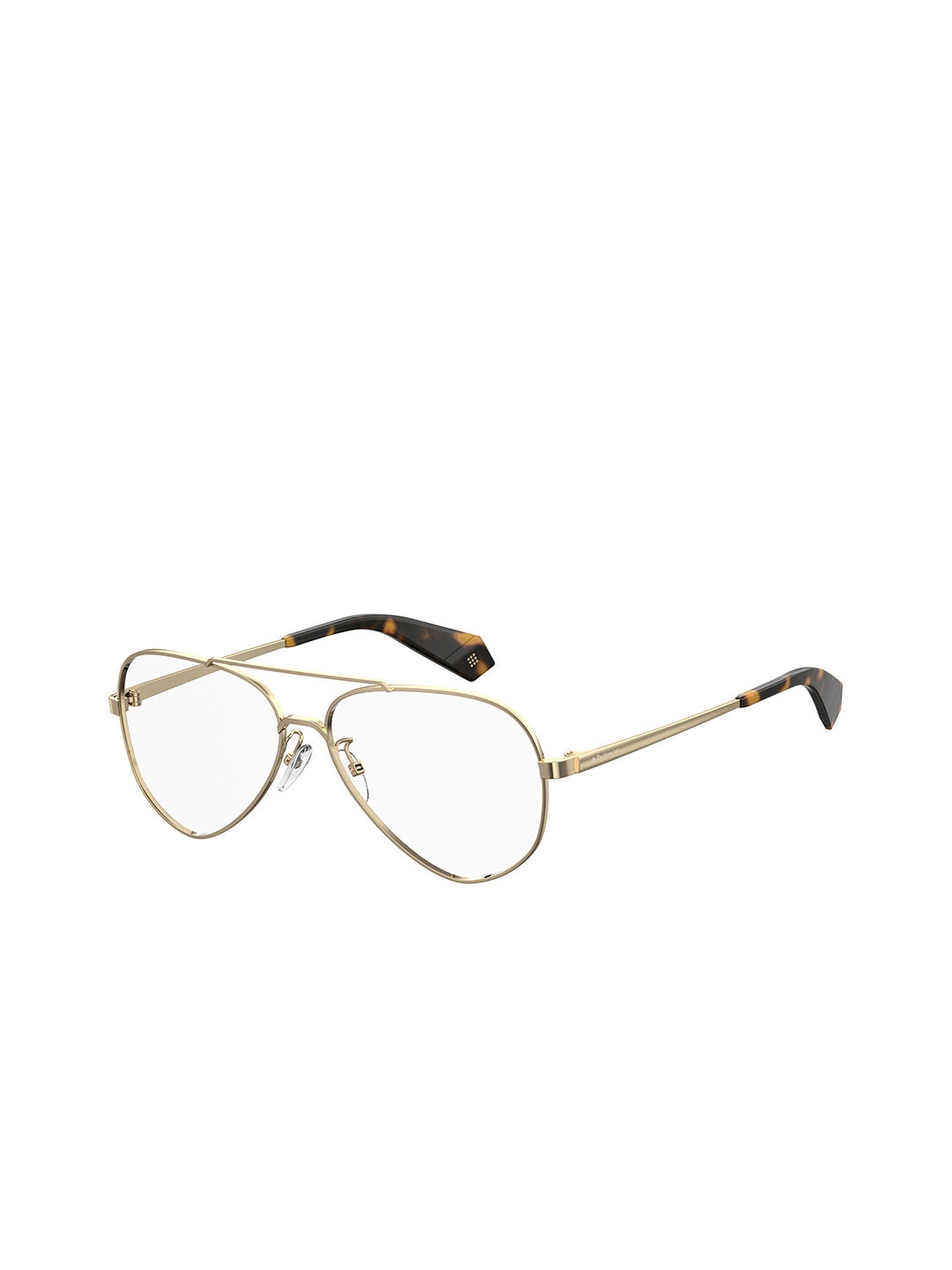 

Polaroid Rimless Aviator Frames, Gold