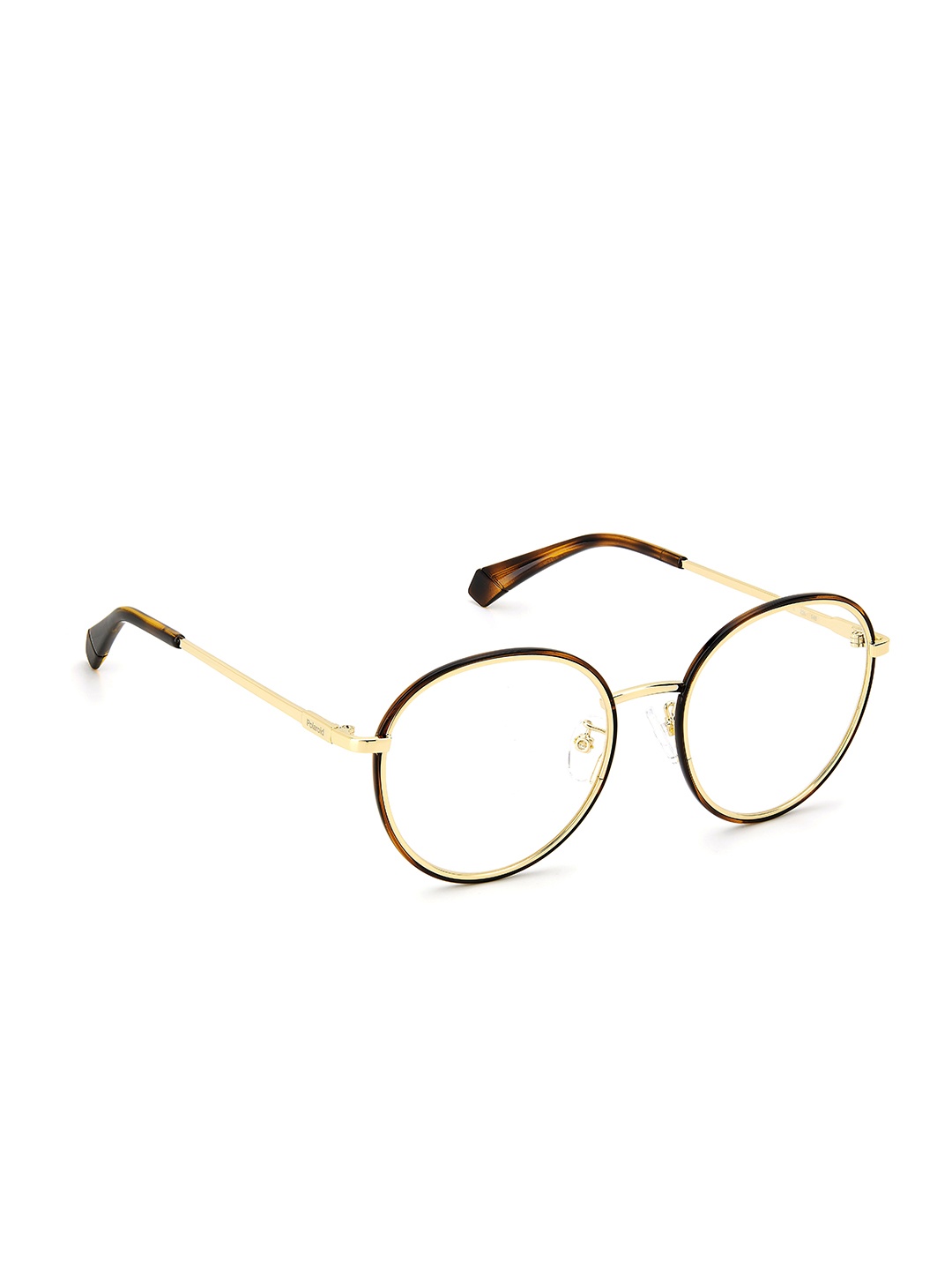 

Polaroid Women Rimless Round Frames, Gold