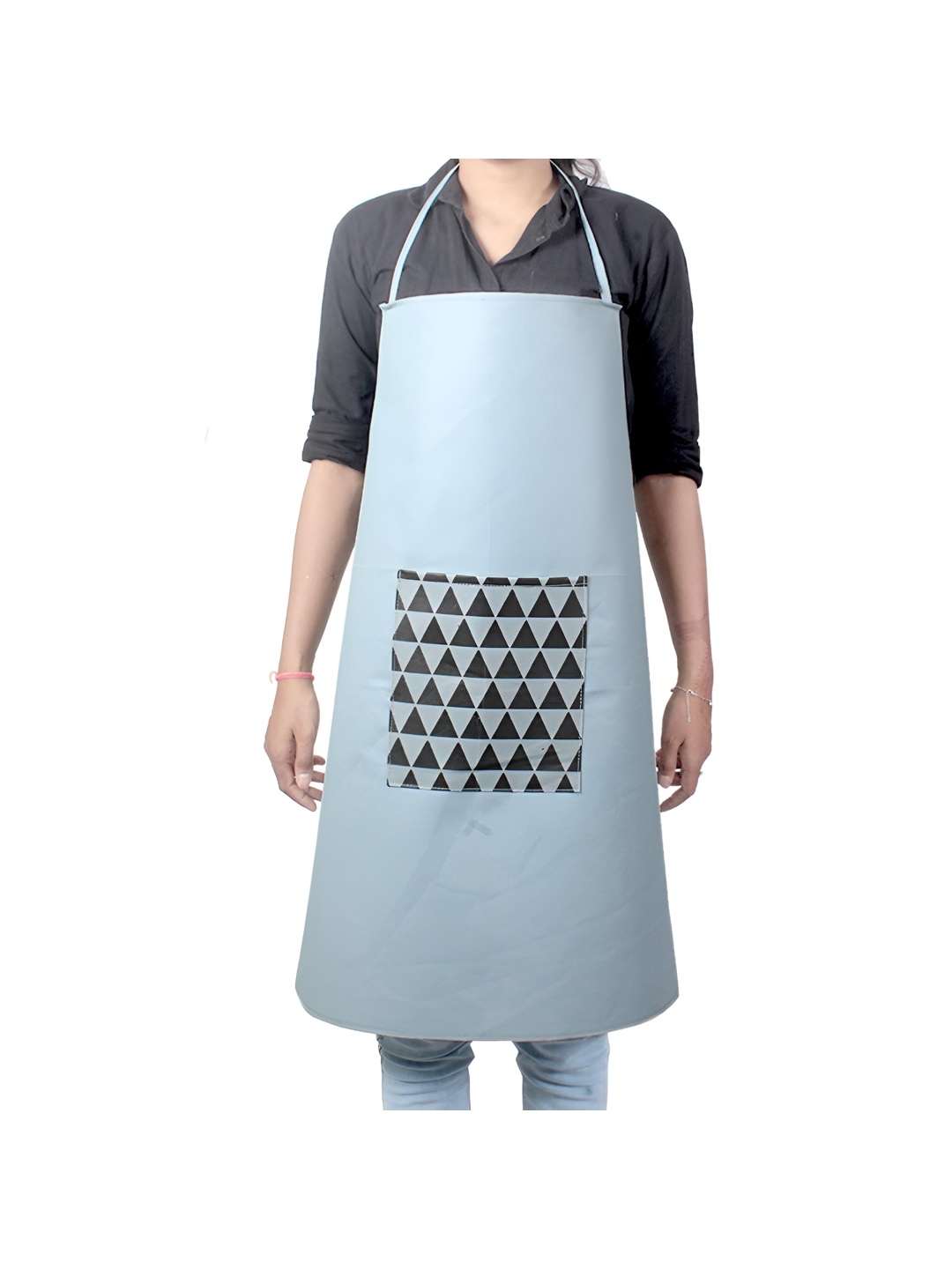 

prettykrafts Grey 5 Pieces Printed Non Woven Aprons
