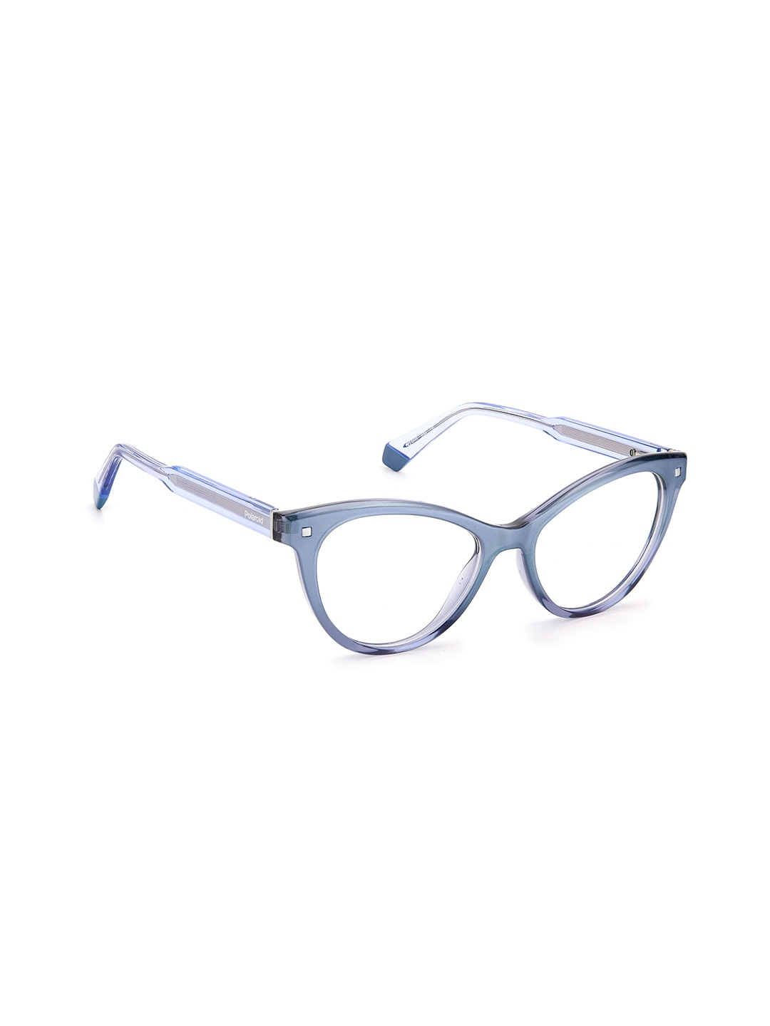 

Polaroid Women Rimless Aviator Frames, Blue