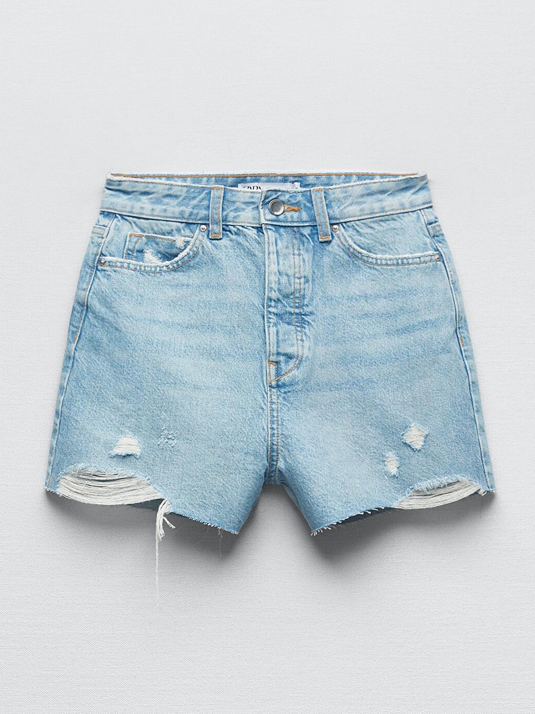 

ZARA Adults-Women Blue Shorts