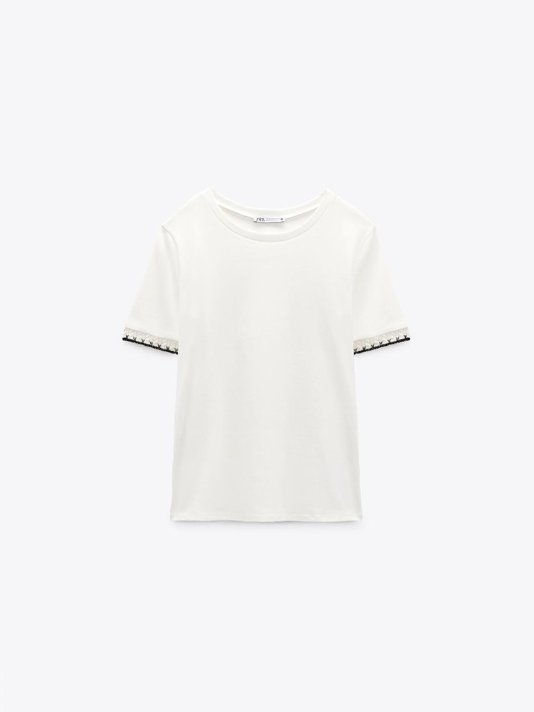 

ZARA Women Beige Tshirts