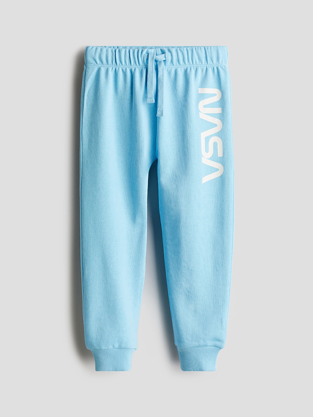

H&M Boys Printed Joggers, Blue