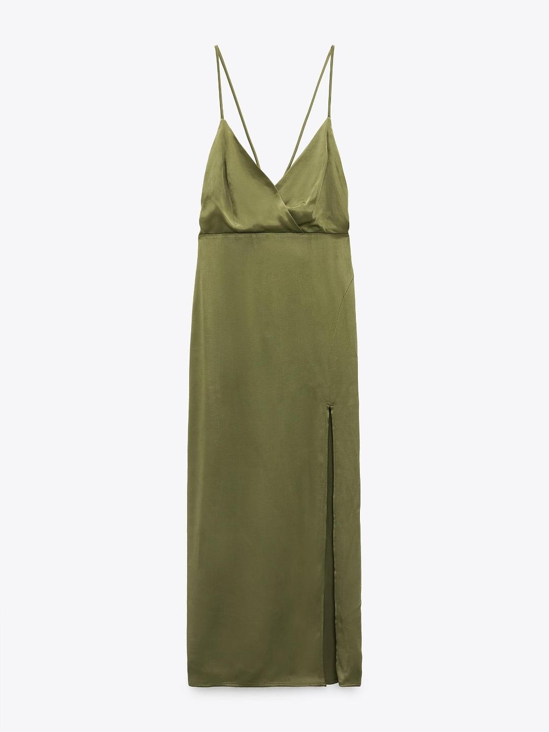 

ZARA Women Khaki Dresses