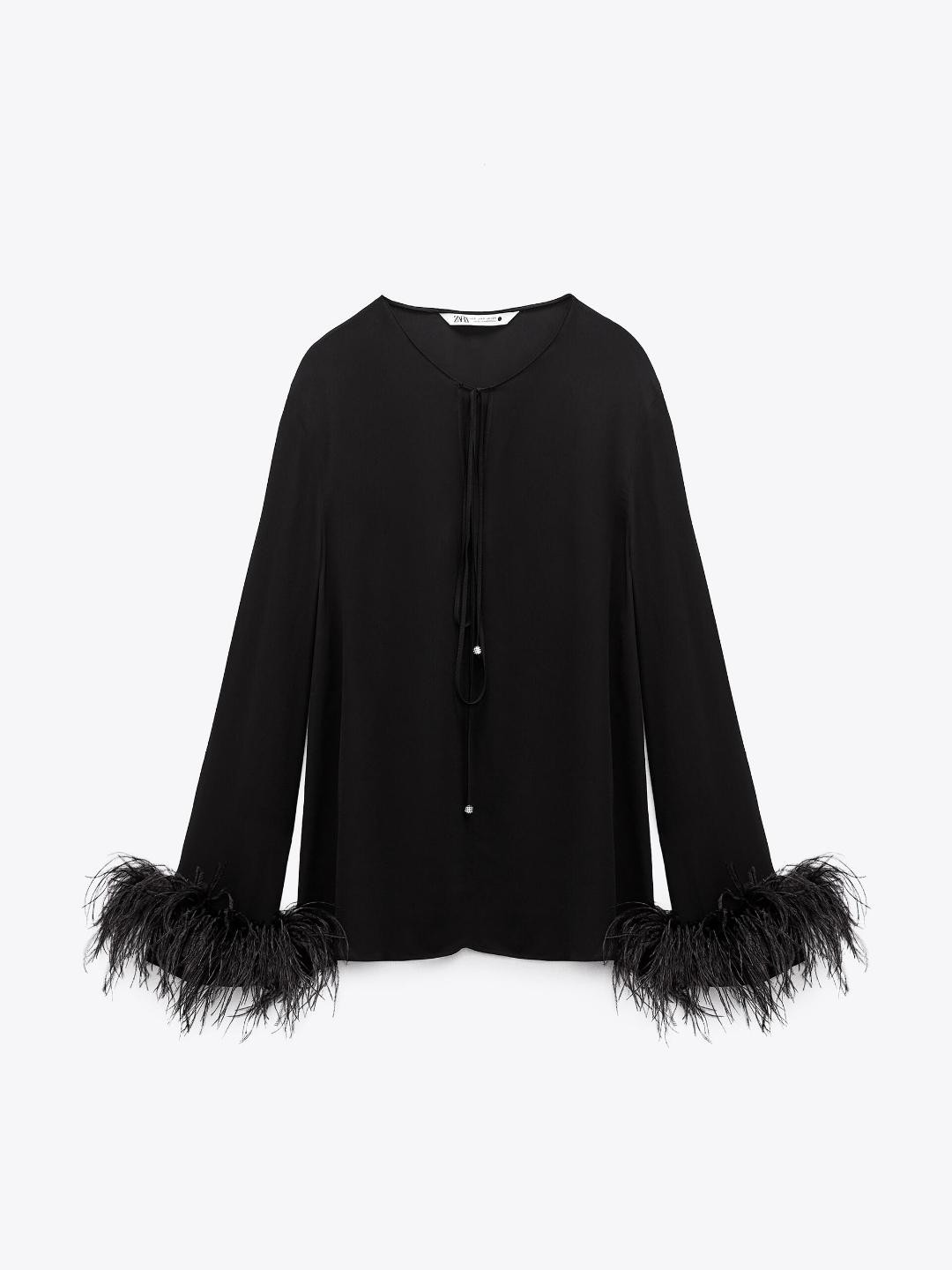 

ZARA Women Black Tops
