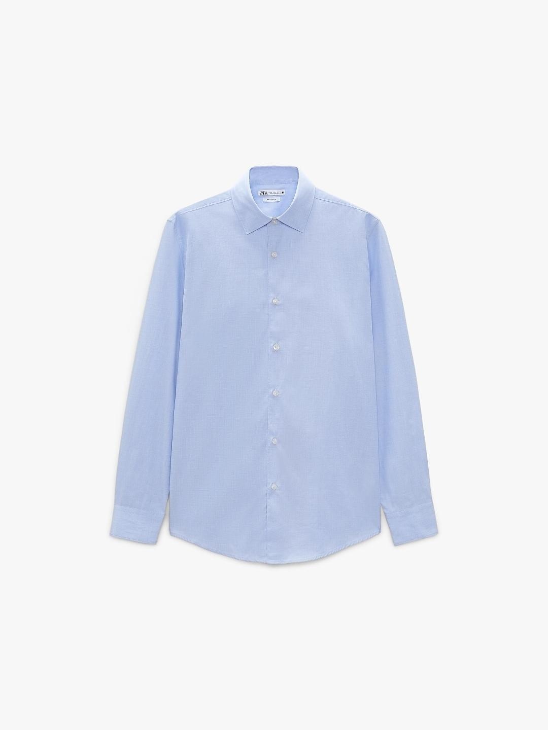 

ZARA Men Blue Shirts
