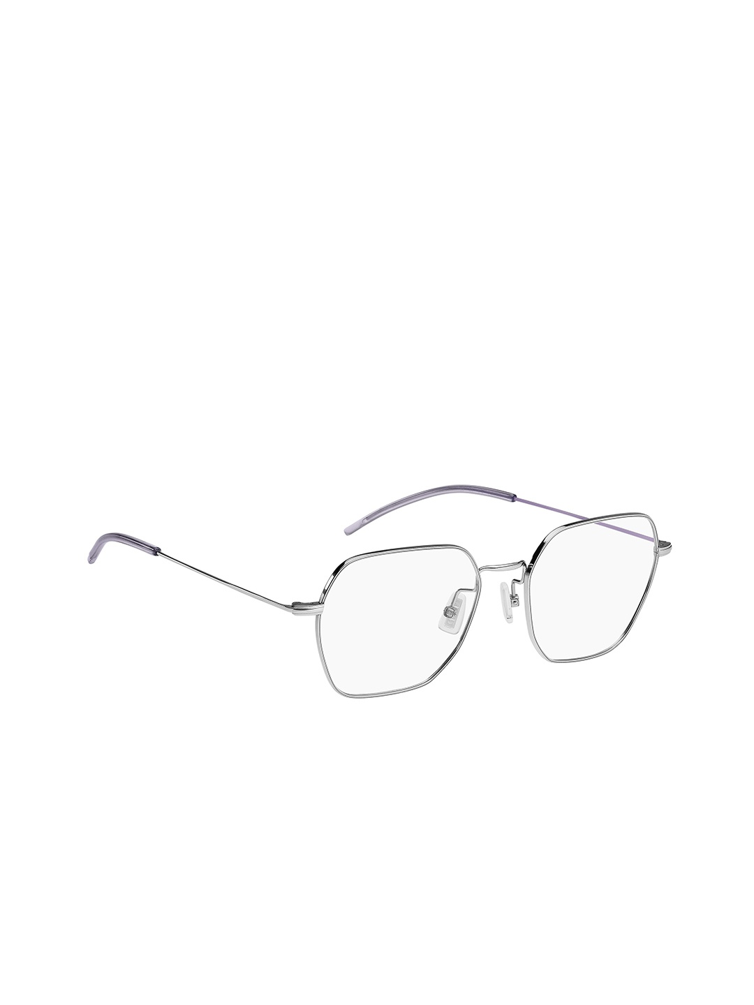 

HUGO Women Full Rim Square Frames, Silver
