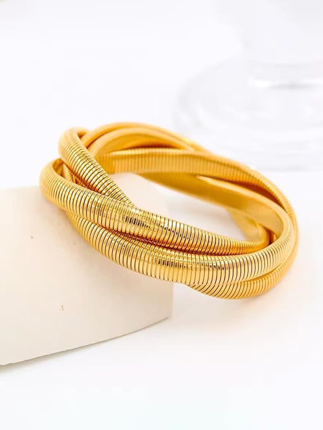 

VIEN Gold-Plated Kada Bracelet