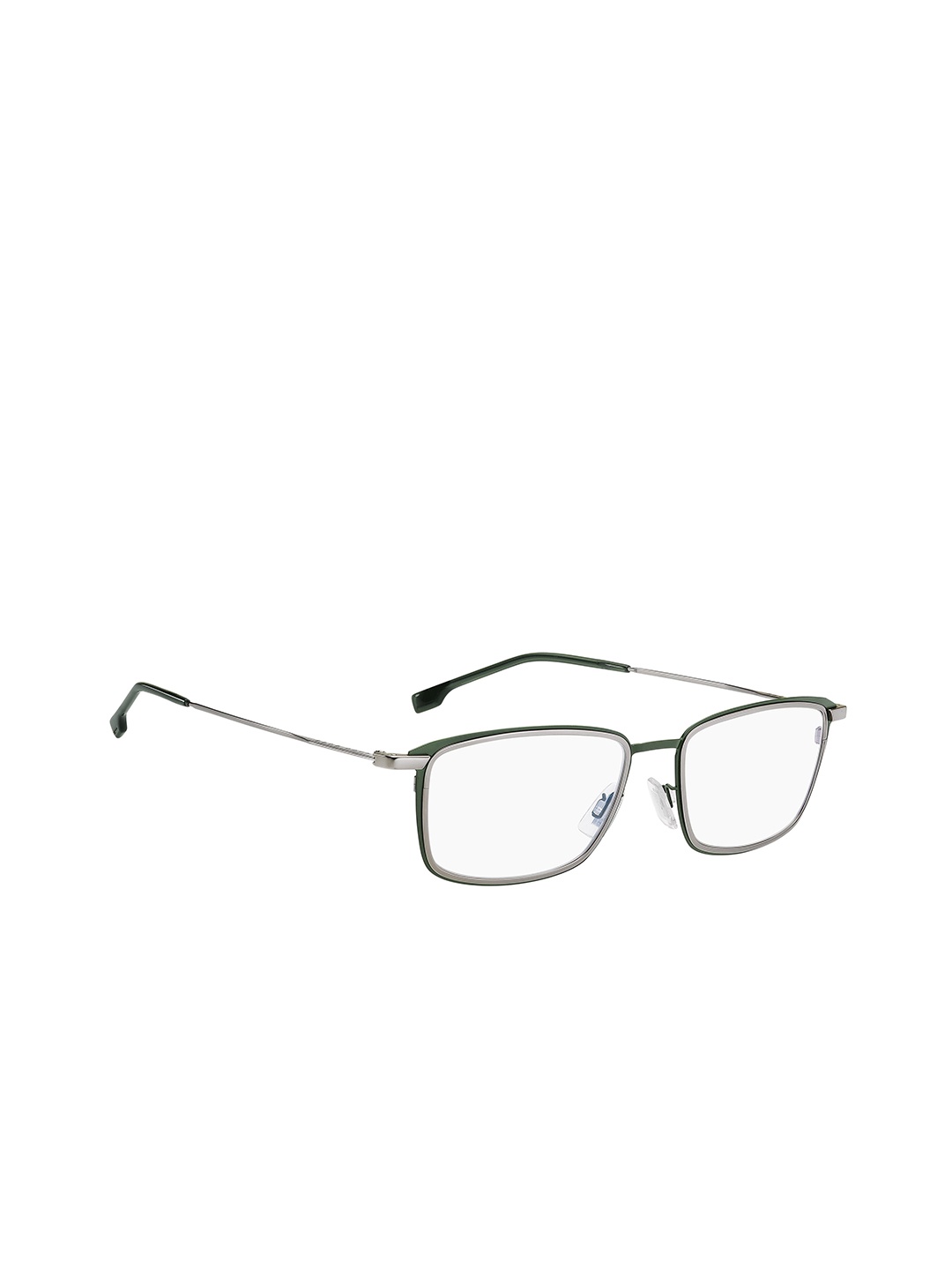 

HUGO Men Full Rim Round Frames, Green