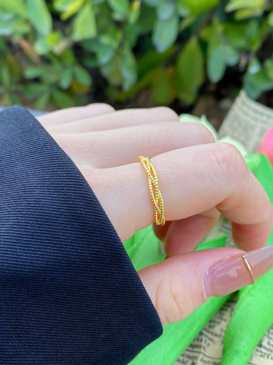 

MISS JO Gold-Plated Finger Ring