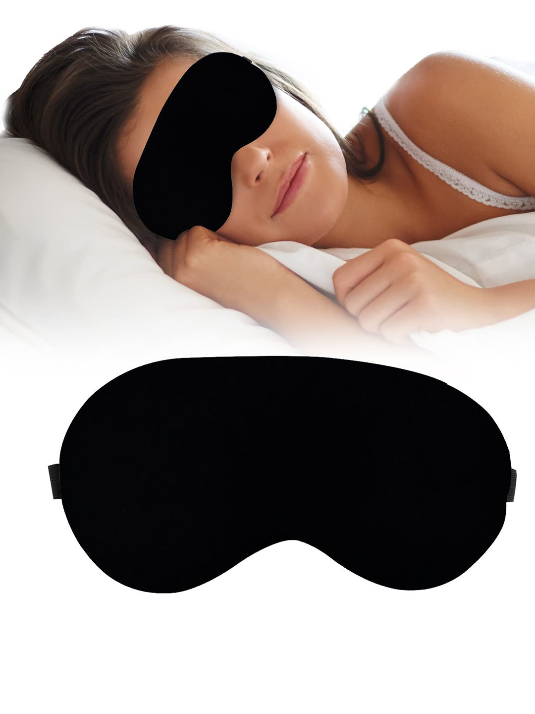 

Lushomes Eyemask Travel Accessory, Black
