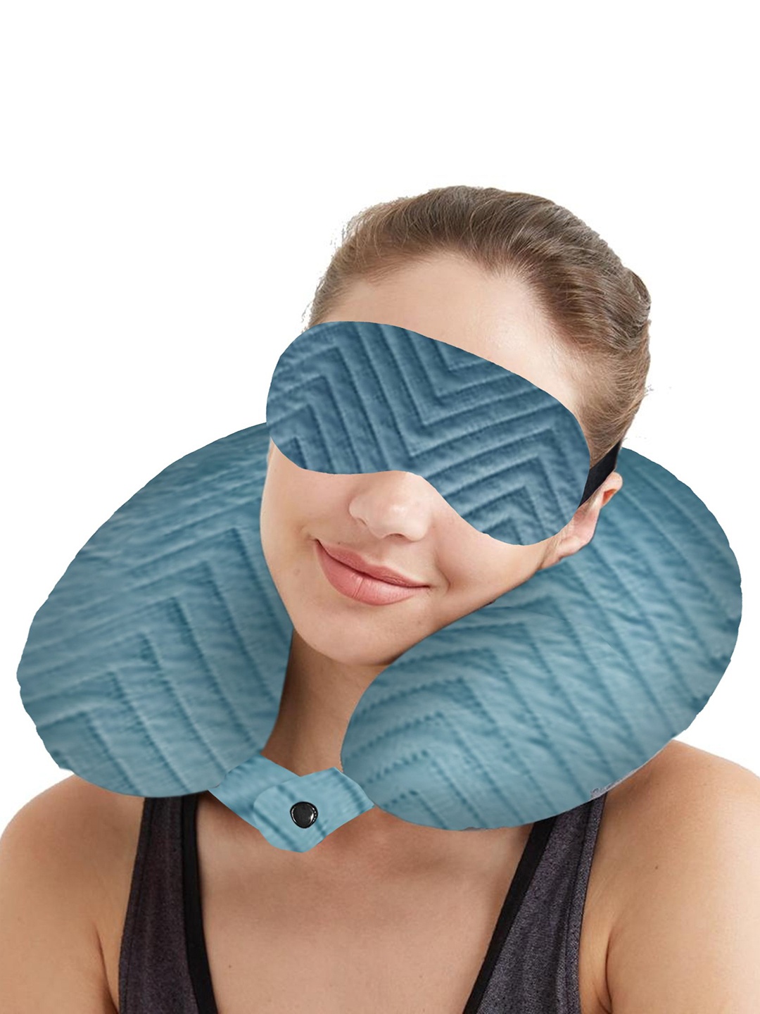 

Lushomes Set of 2 Eyemask Travel Accessory, Blue