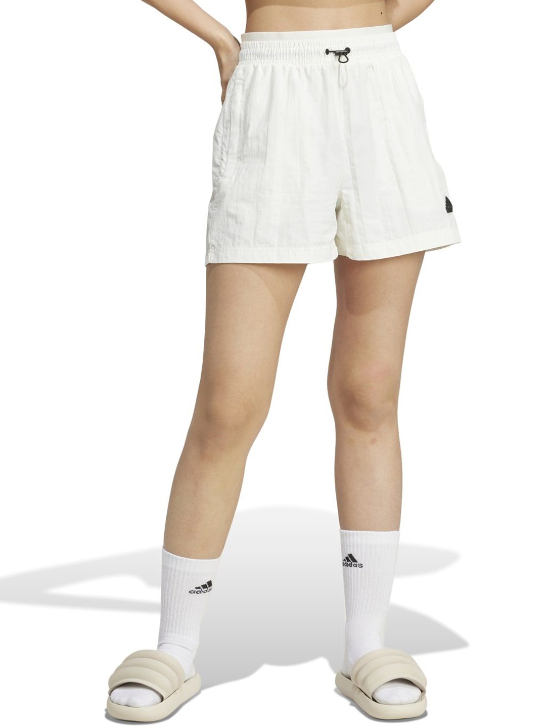 

ADIDAS Women W CE Mid-Rise Shorts, White