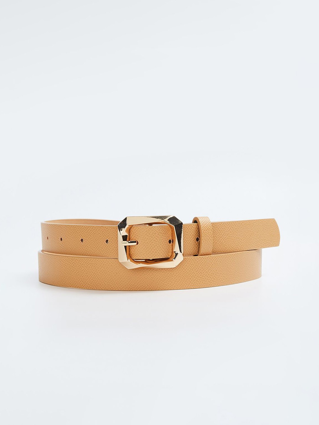 

Ginger by Lifestyle Women PU Slim Belt, Brown