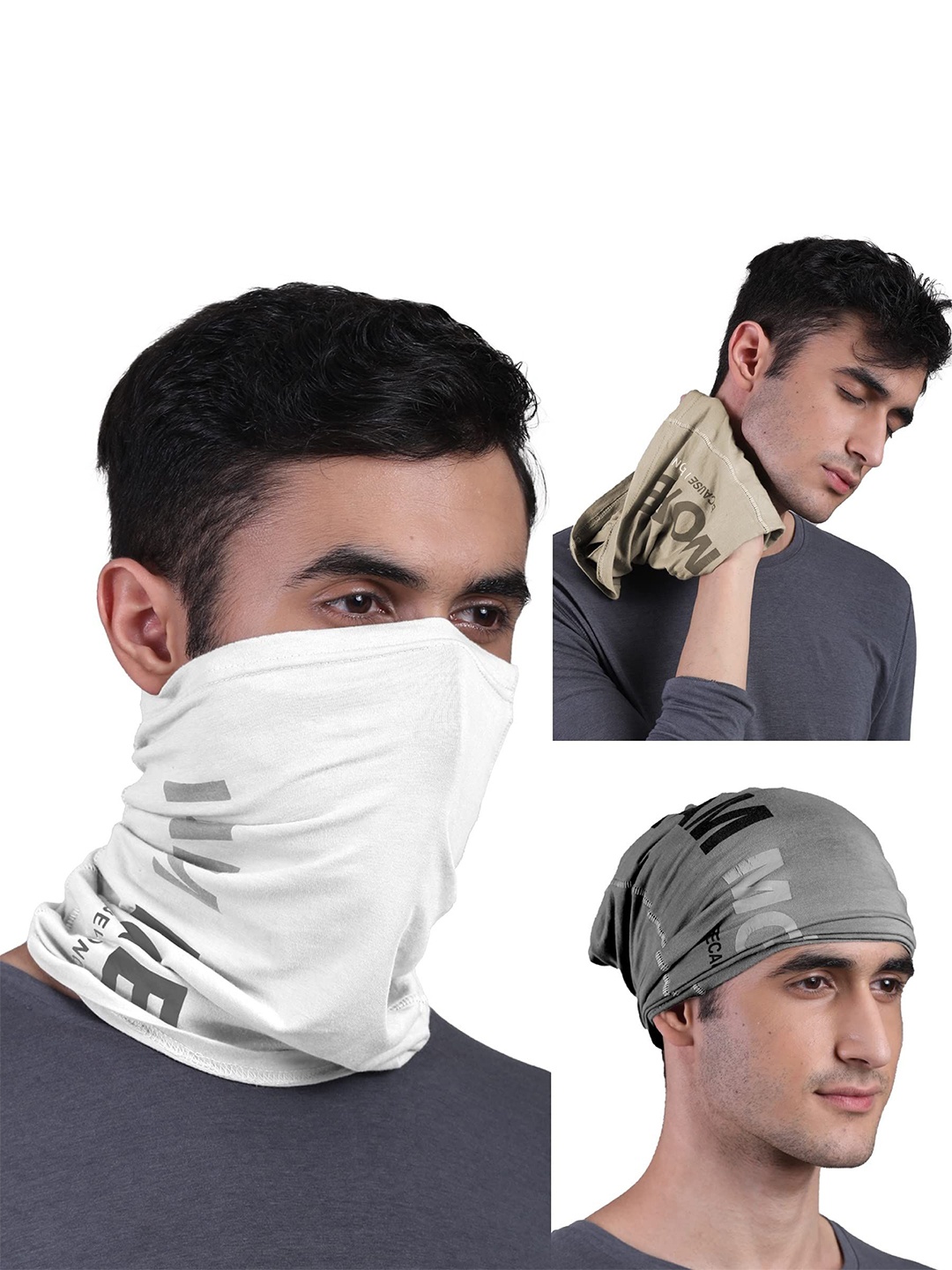 

FREECULTR Adults Pack Of 3 Bandana Headband, Beige