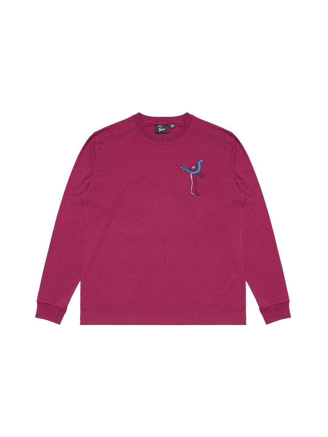 

By Parra Unisex Wine and books Long Sleeve Tee, Red