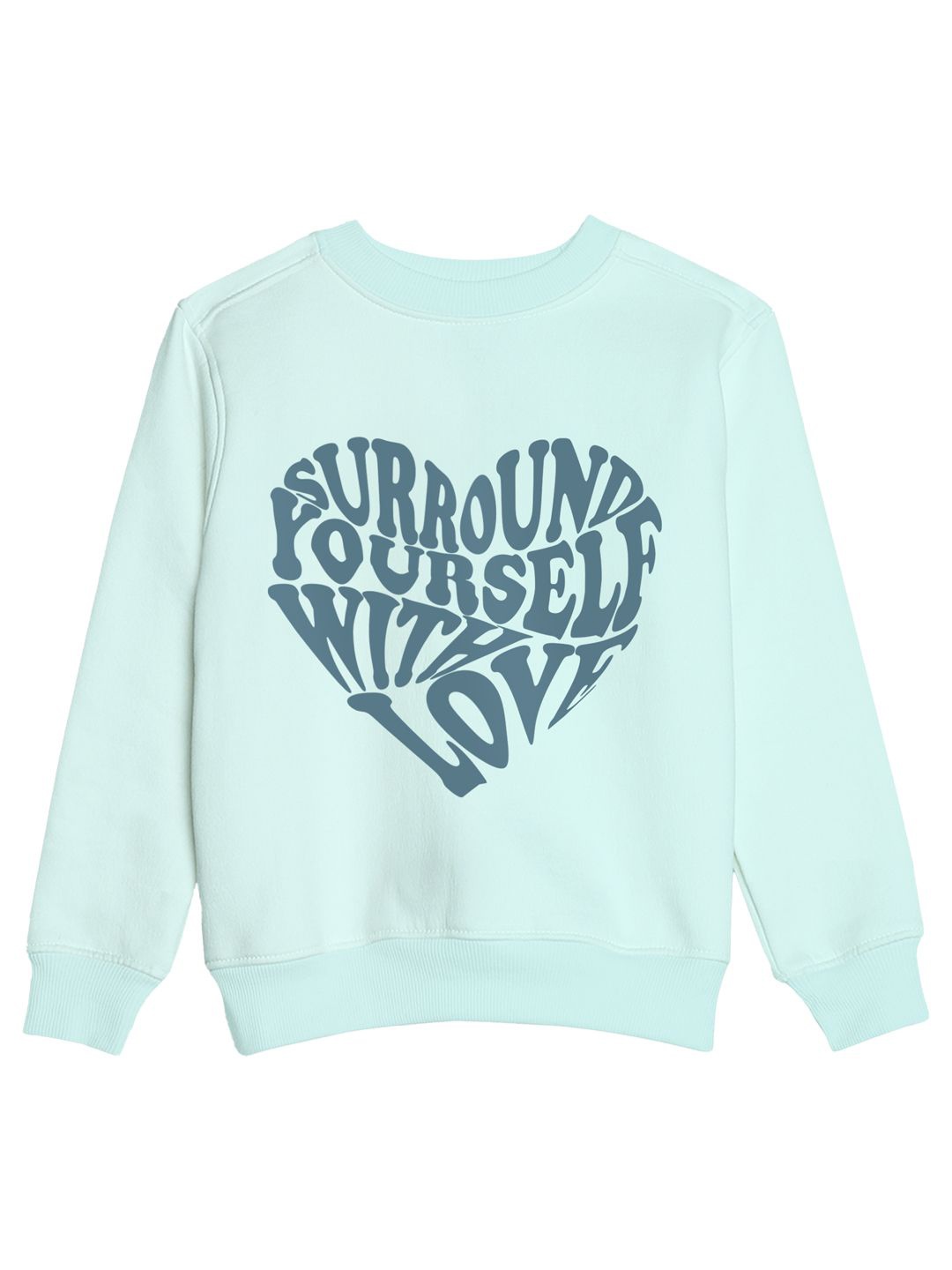 

Guugly Wuugly Girls Printed Cotton Pullover Sweatshirt, Blue