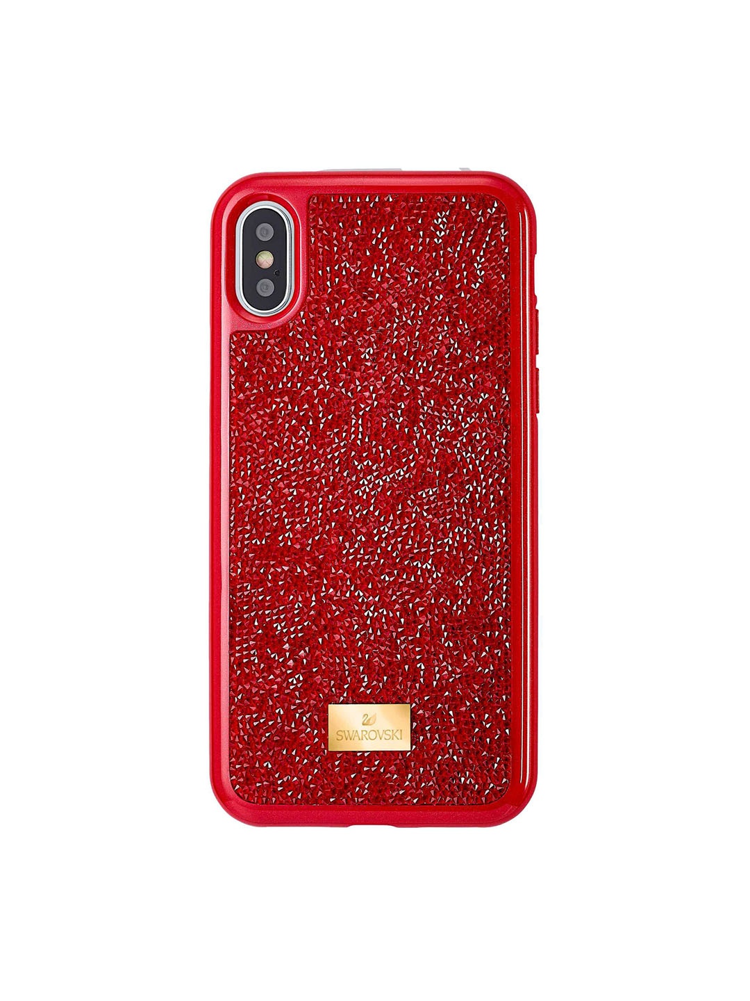 

SWAROVSKI Abstract Printed iPhone Xs Back Case Mobile Accessories, Red