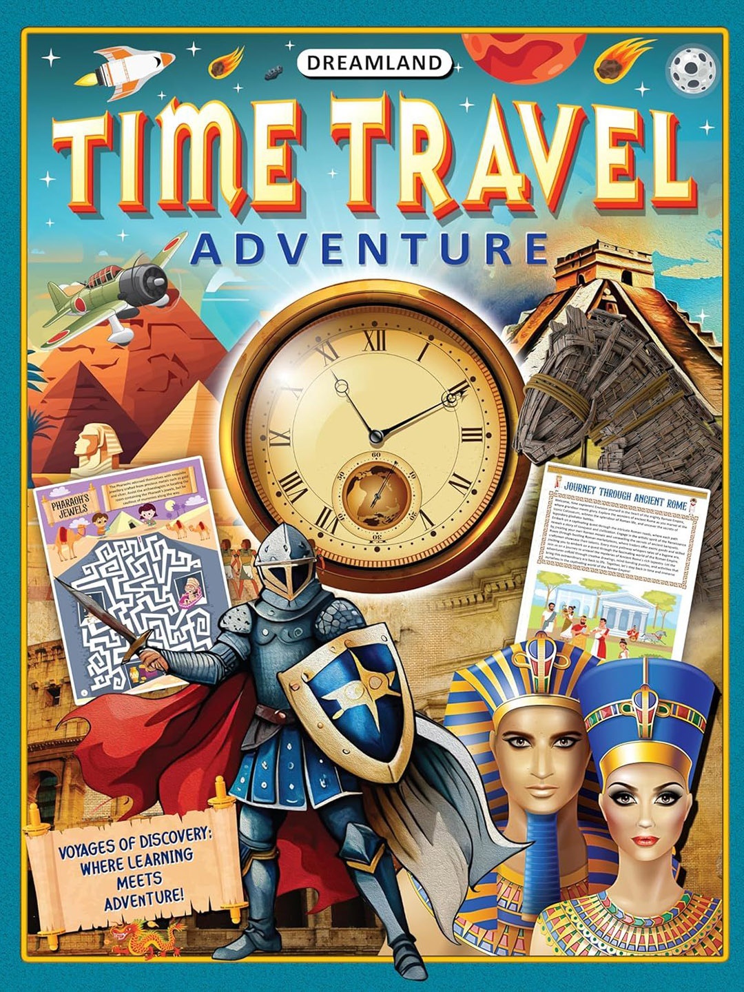 

Dreamland Time Travel Adventure Activity Book, White