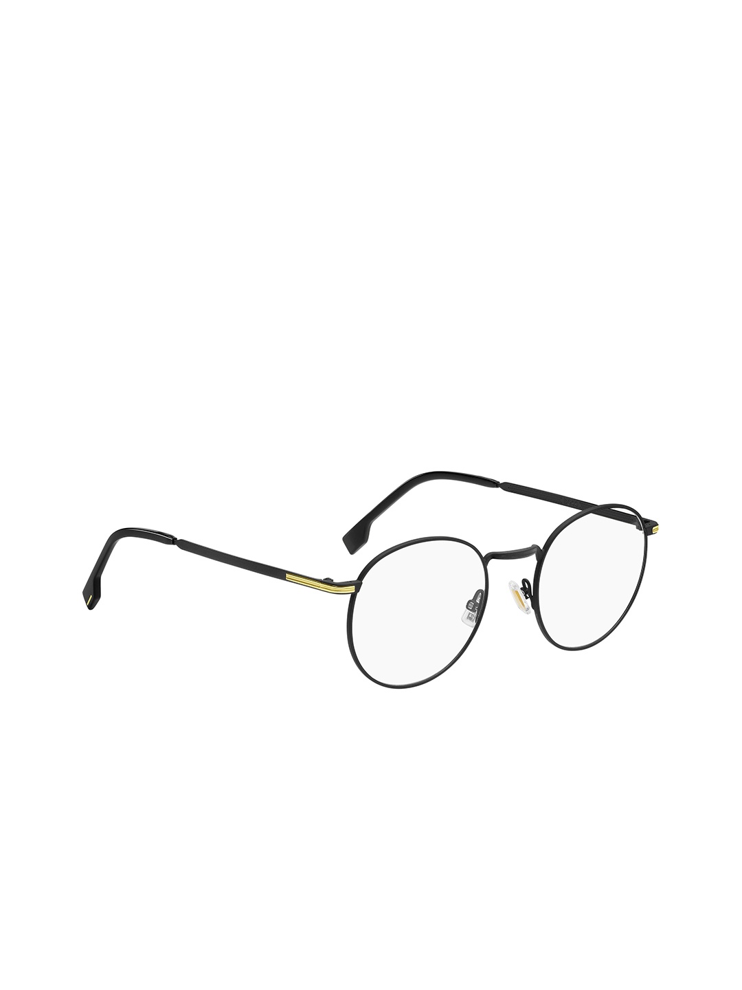 

HUGO Men Full Rim Round Frames, Black