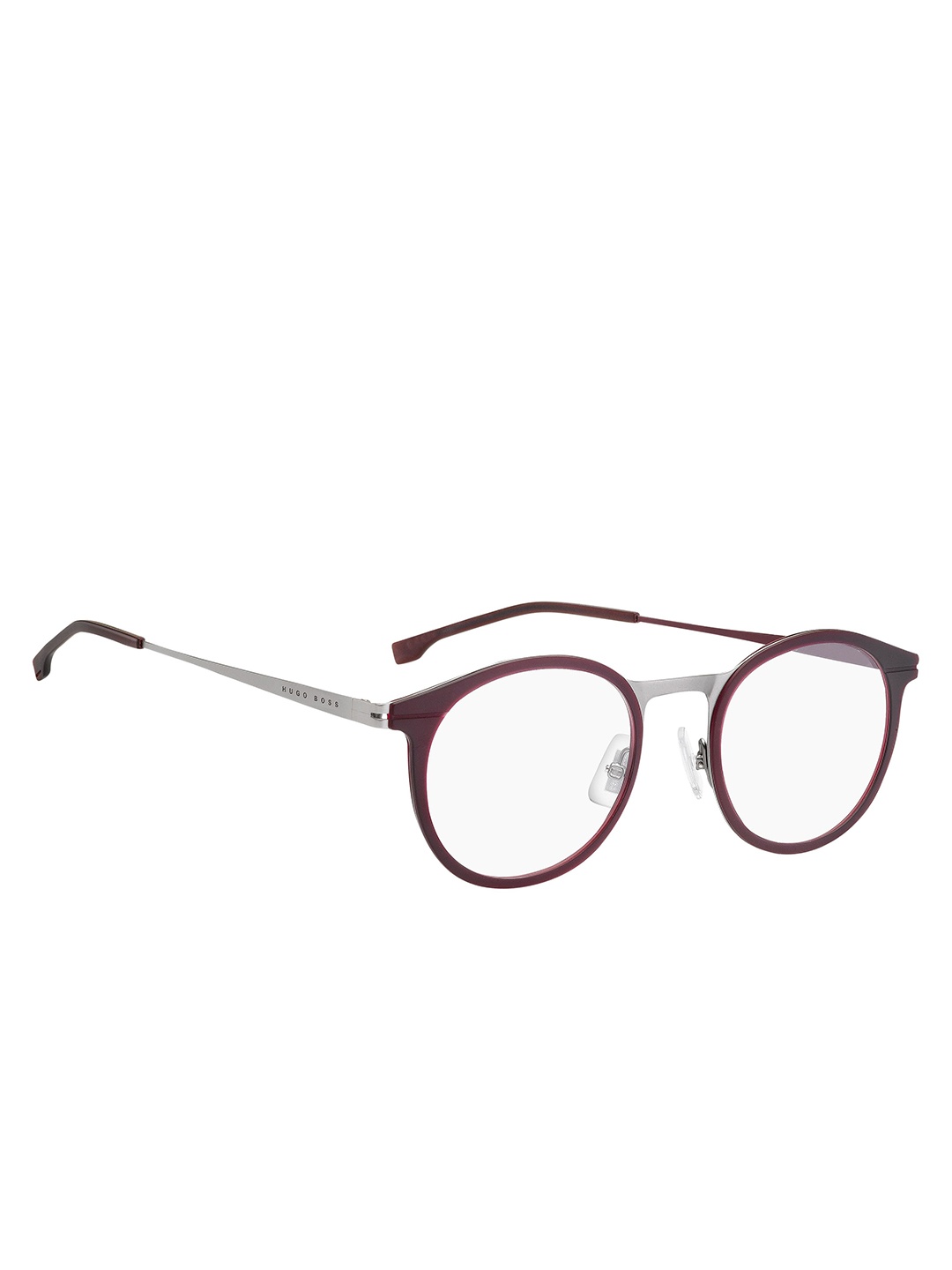 

HUGO Men Full Rim Round Frames, Burgundy