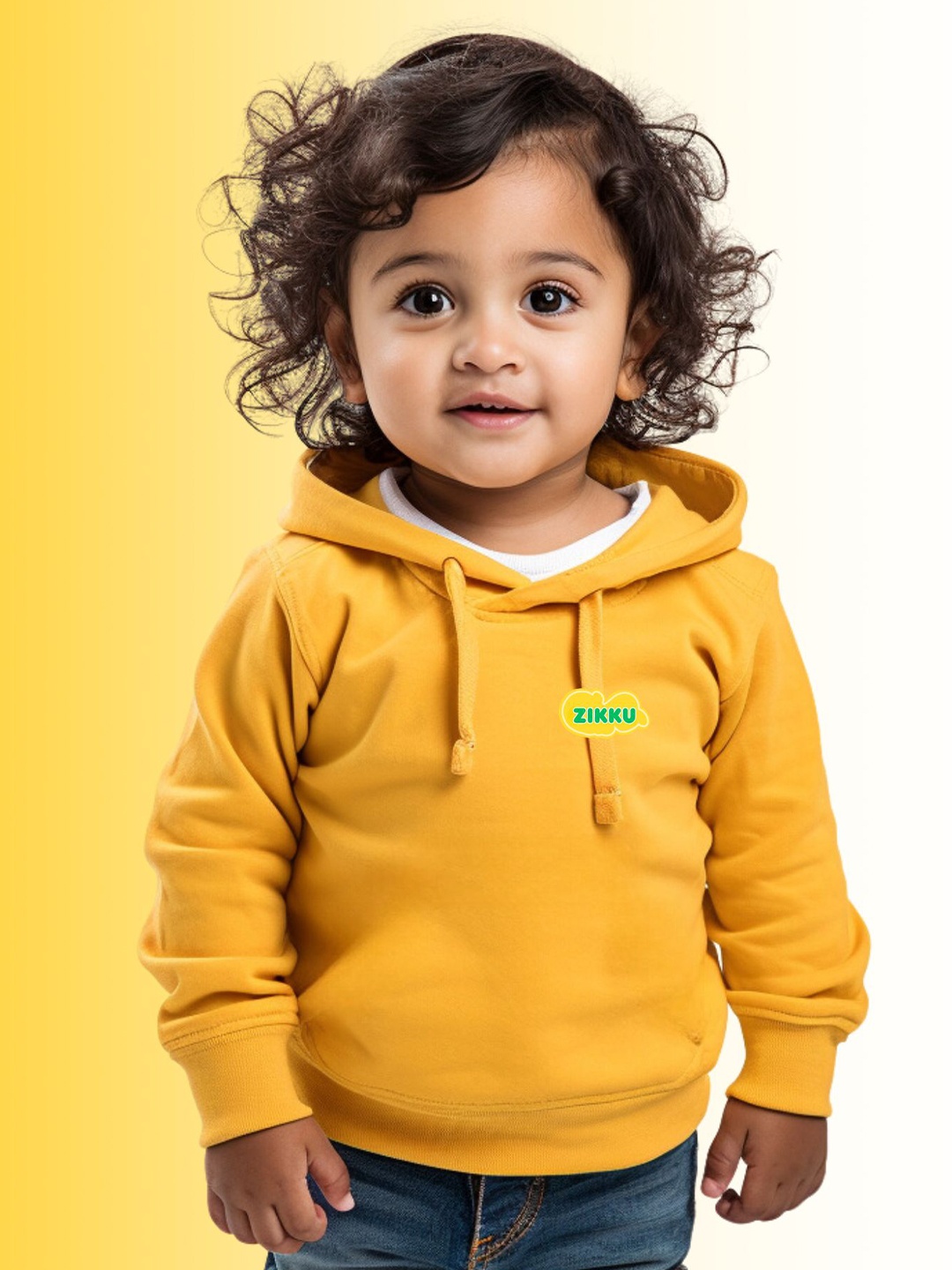 

AHC Unisex Kids Cotton Sweatshirt, Yellow