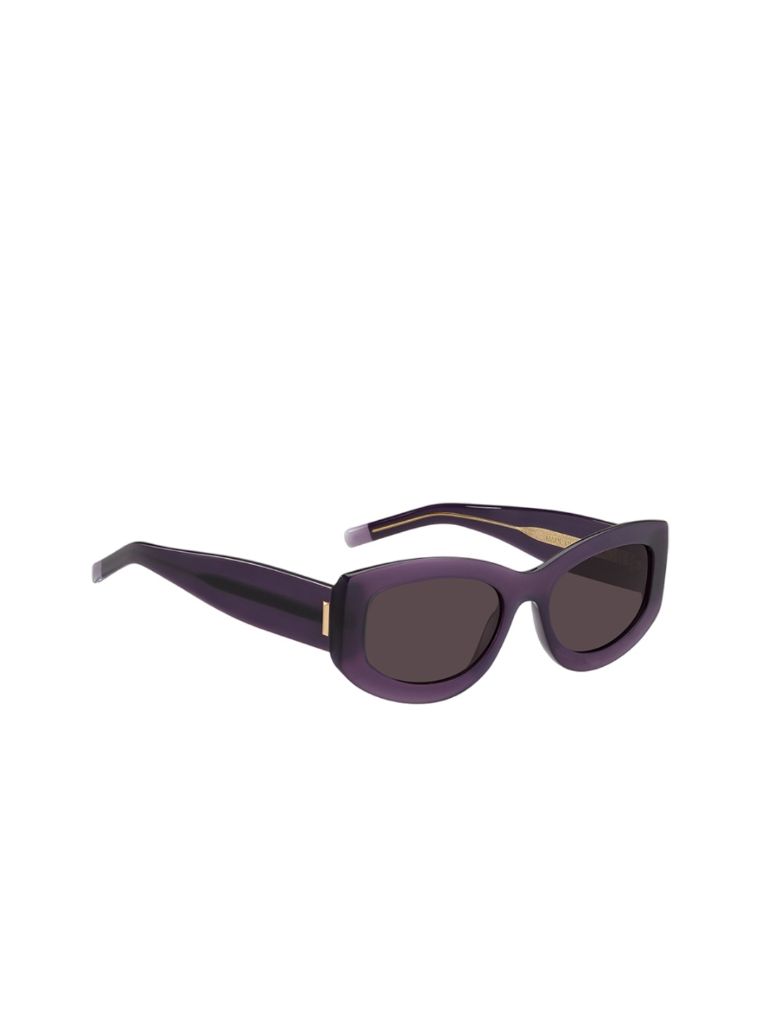 

HUGO Women Square Sunglasses with UV Protected Lens 205433B3V55K2, Violet