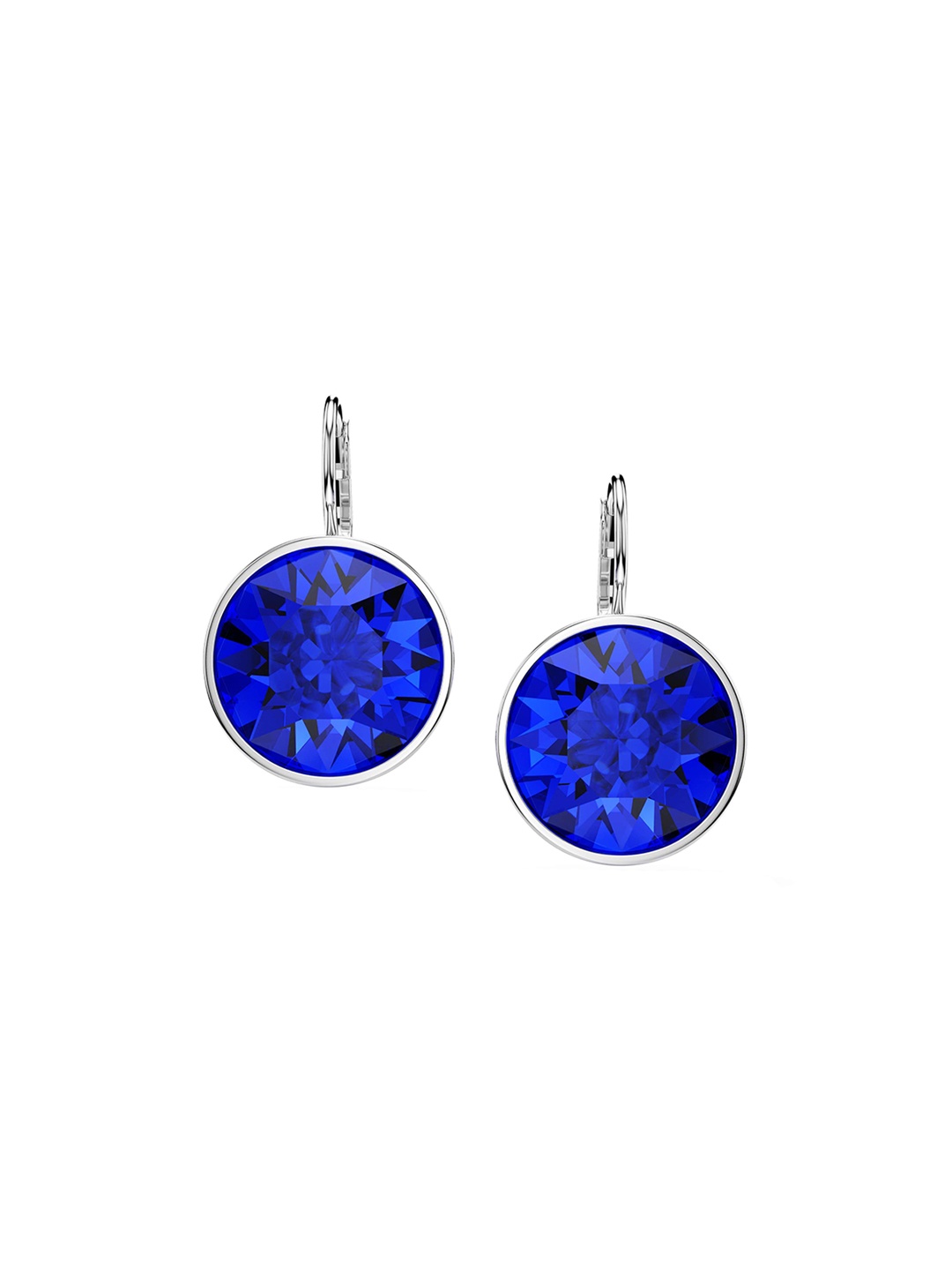 

SWAROVSKI Rhodium-Plated Crystals Stone-Studded Studs Earrings, Silver