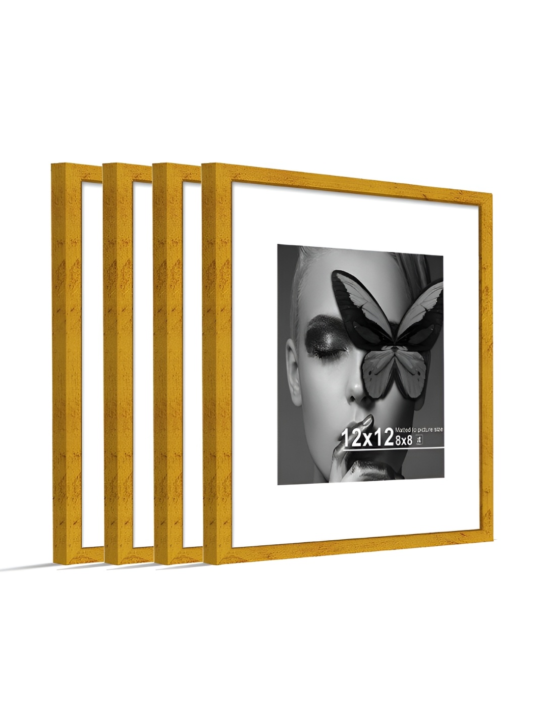 

Art Street Gold Set of 4 Document Wall Photo Frame for Certificates & Home Decor