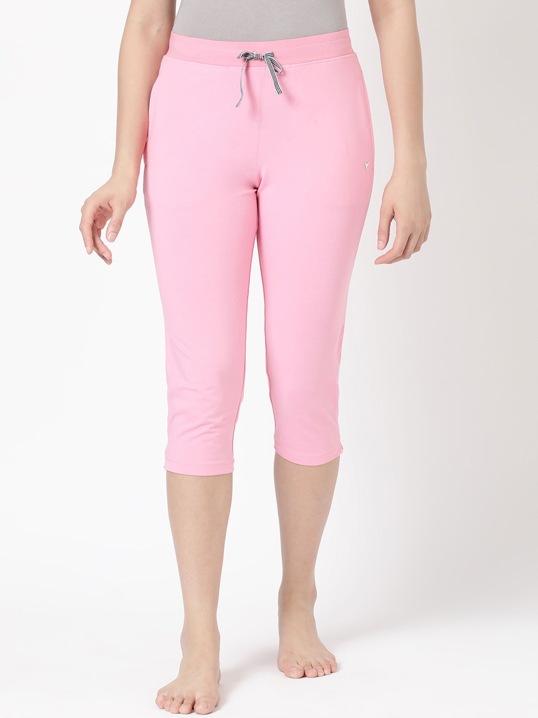 

BLOSSOM Women Mid-Rise Lounge Pants, Pink
