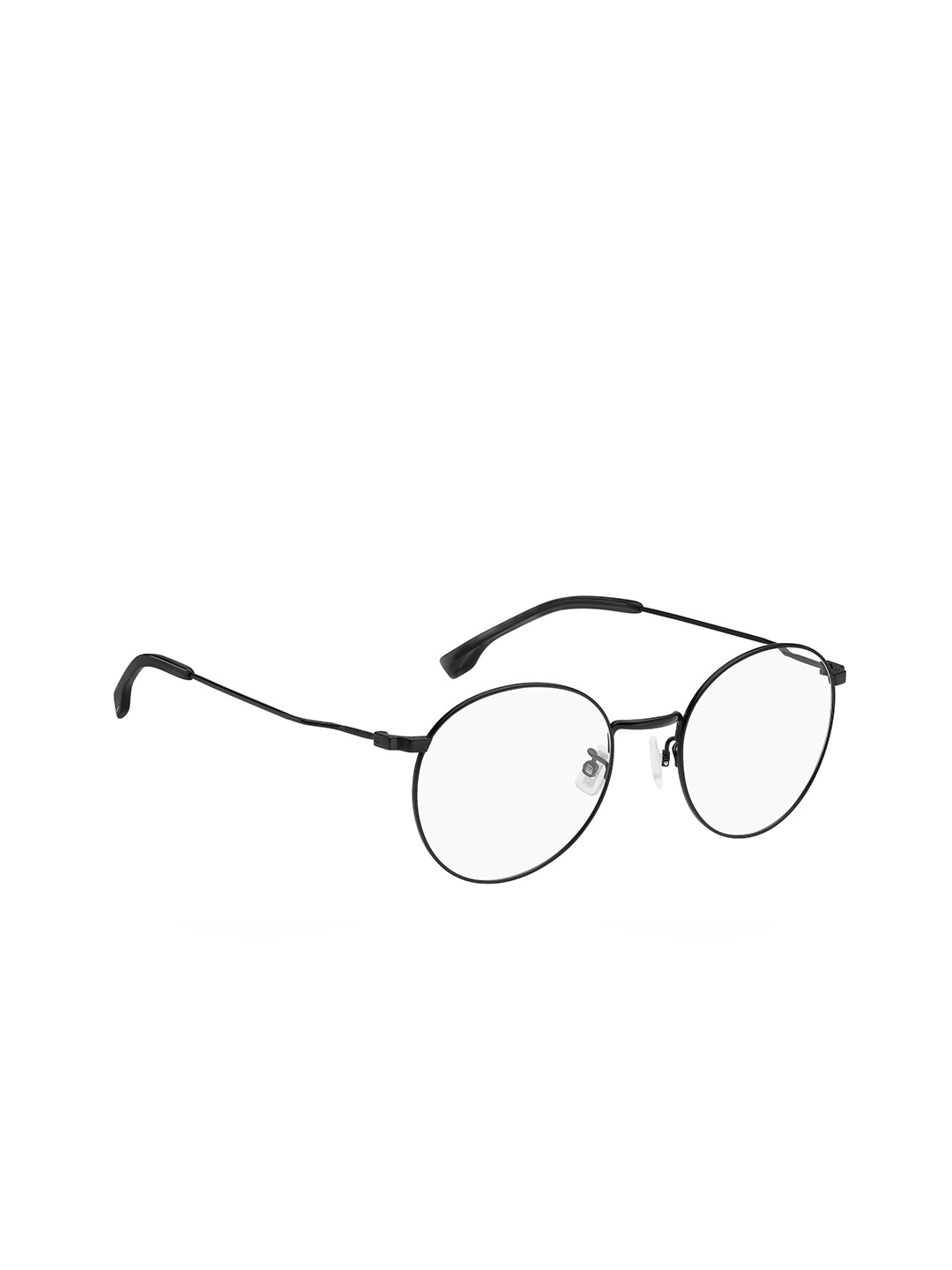 

HUGO Men Full Rim Round Frames, Black